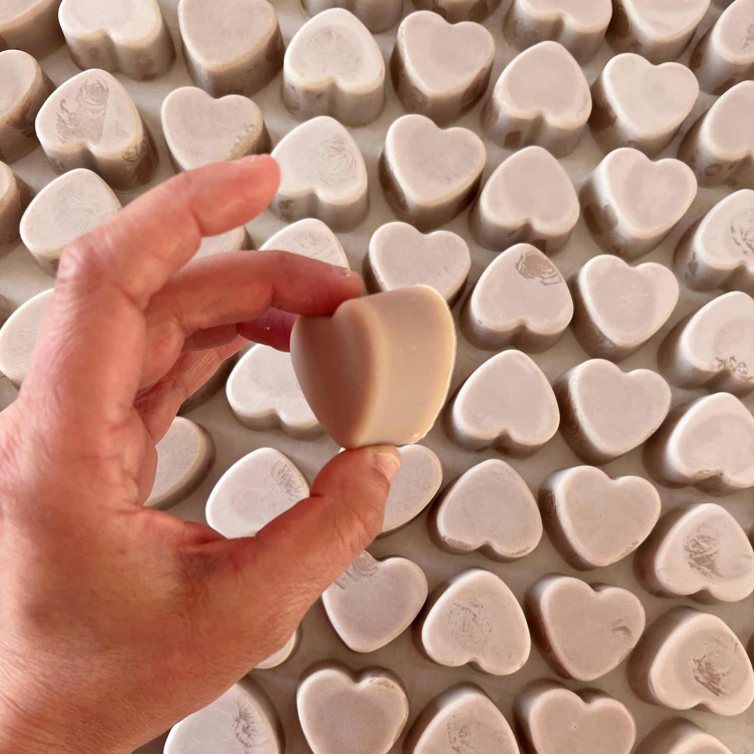 Mini Purple Soap Hearts