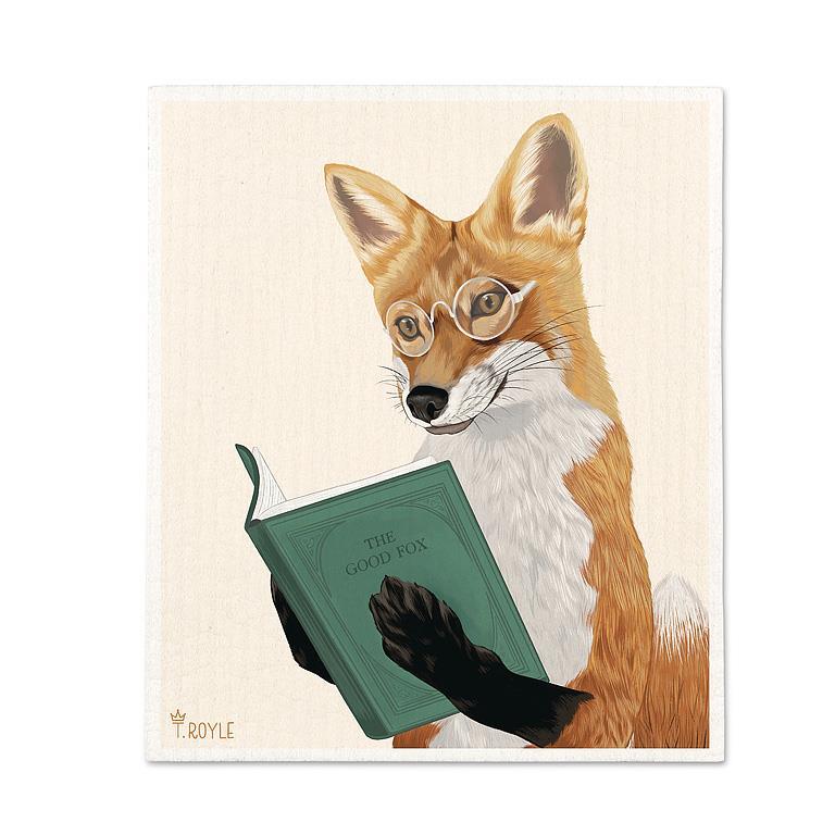 Reading Fox Dishcloth