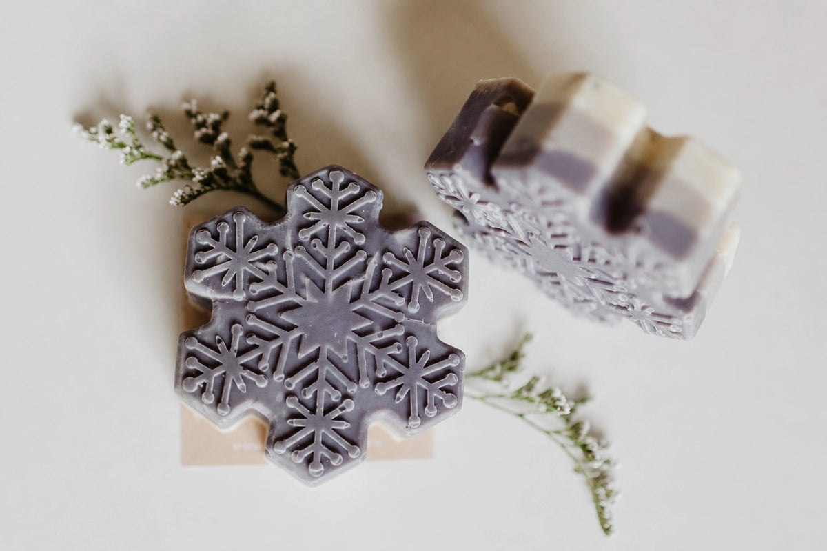 Snowflake Soap Stacks