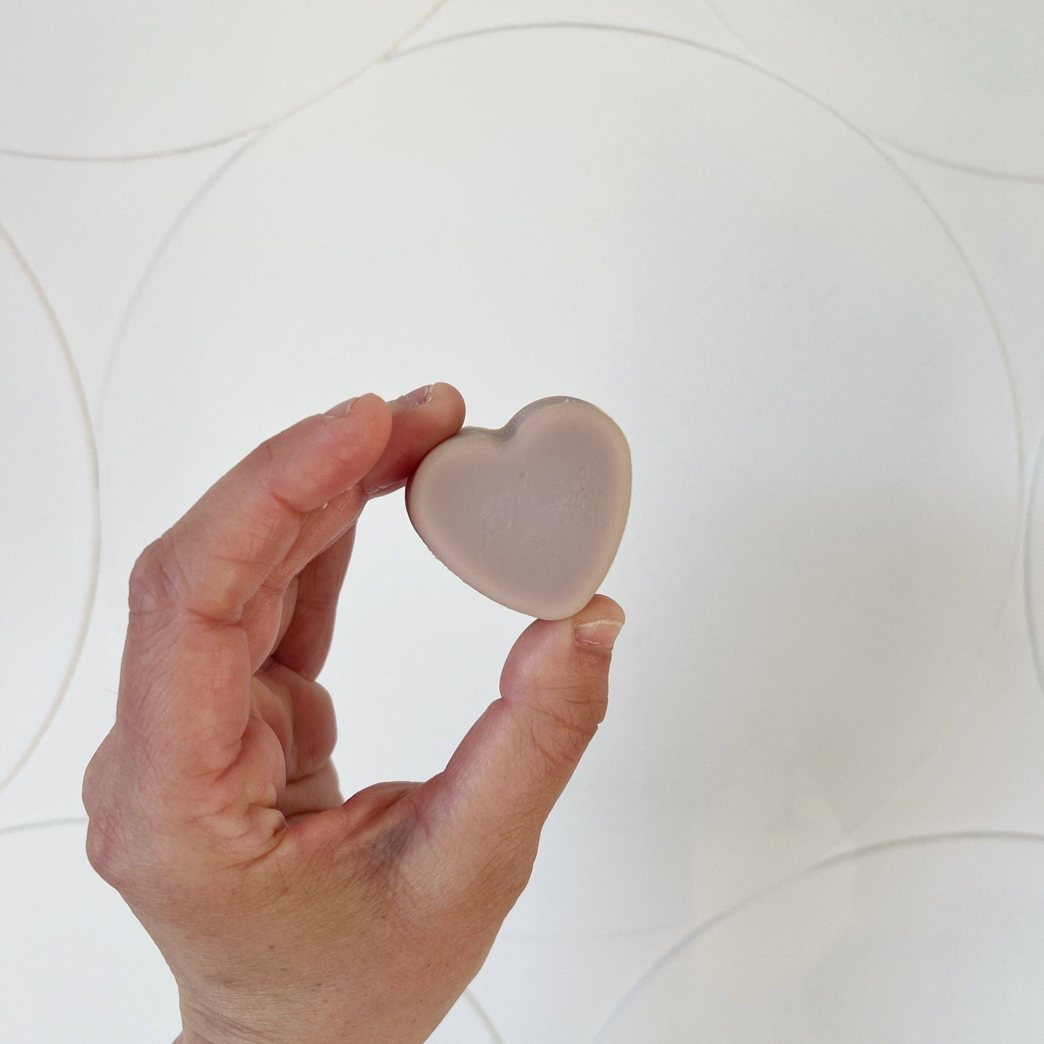 Mini Purple Soap Hearts