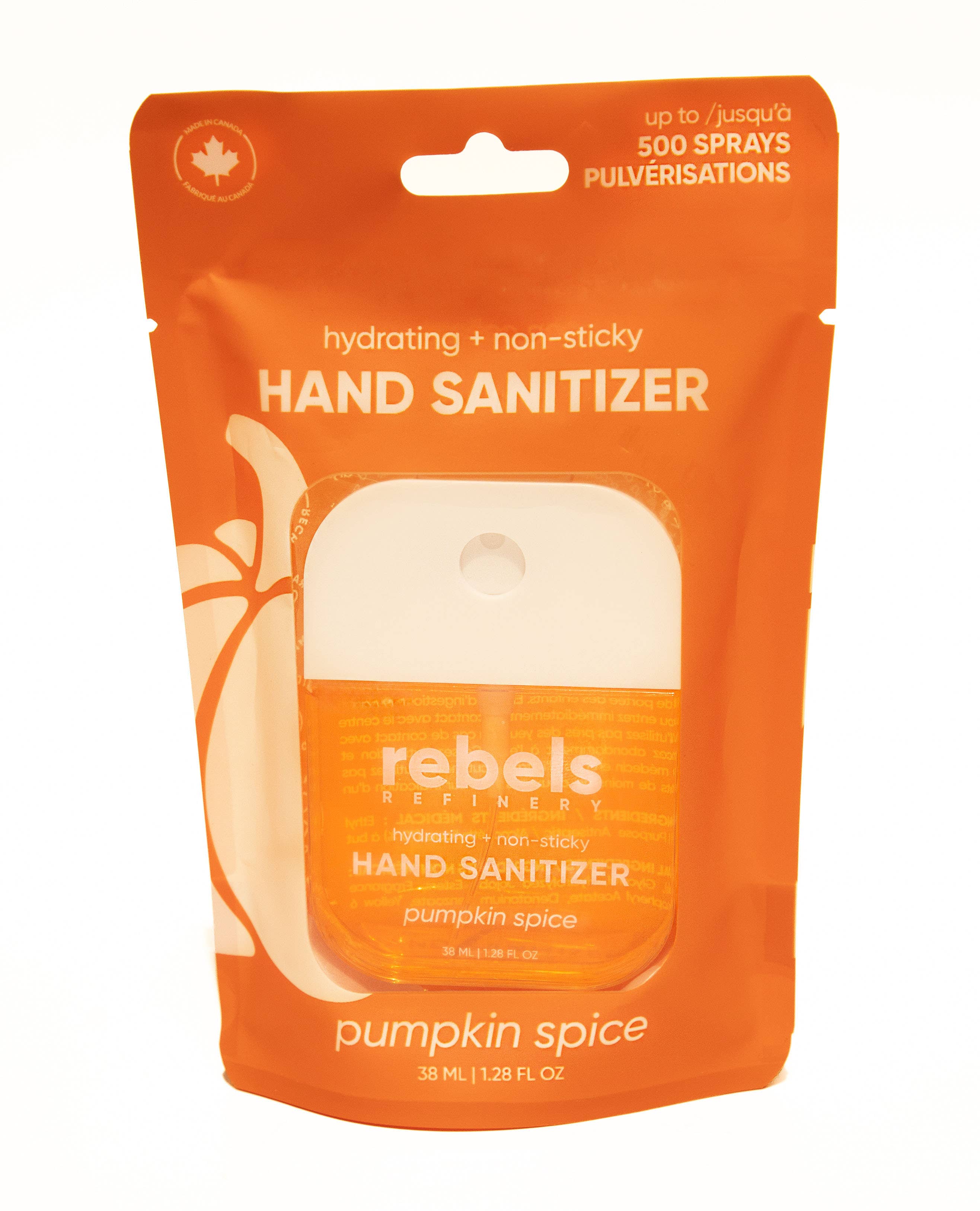 Pumpkin Spice Pocket Hand Sanitizer