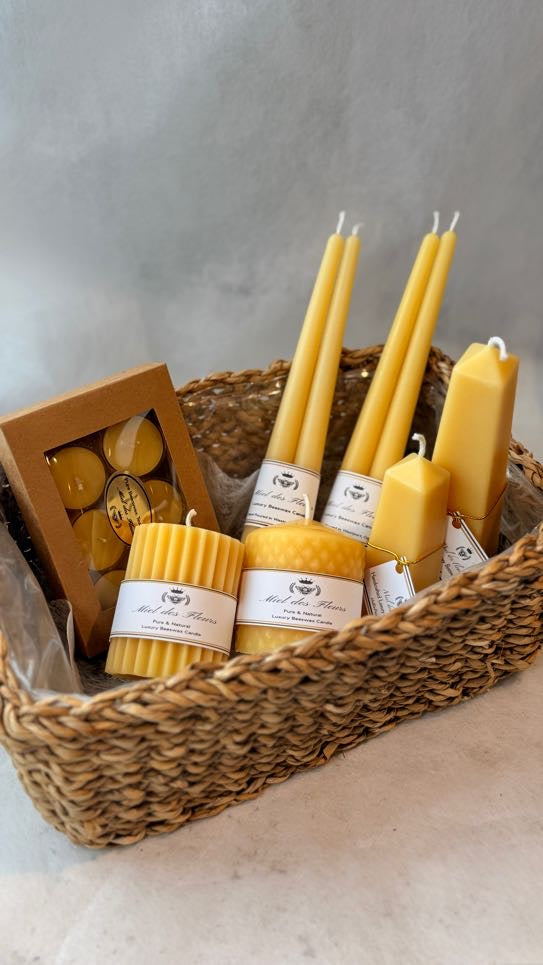 Beeswax Obelisk Candle