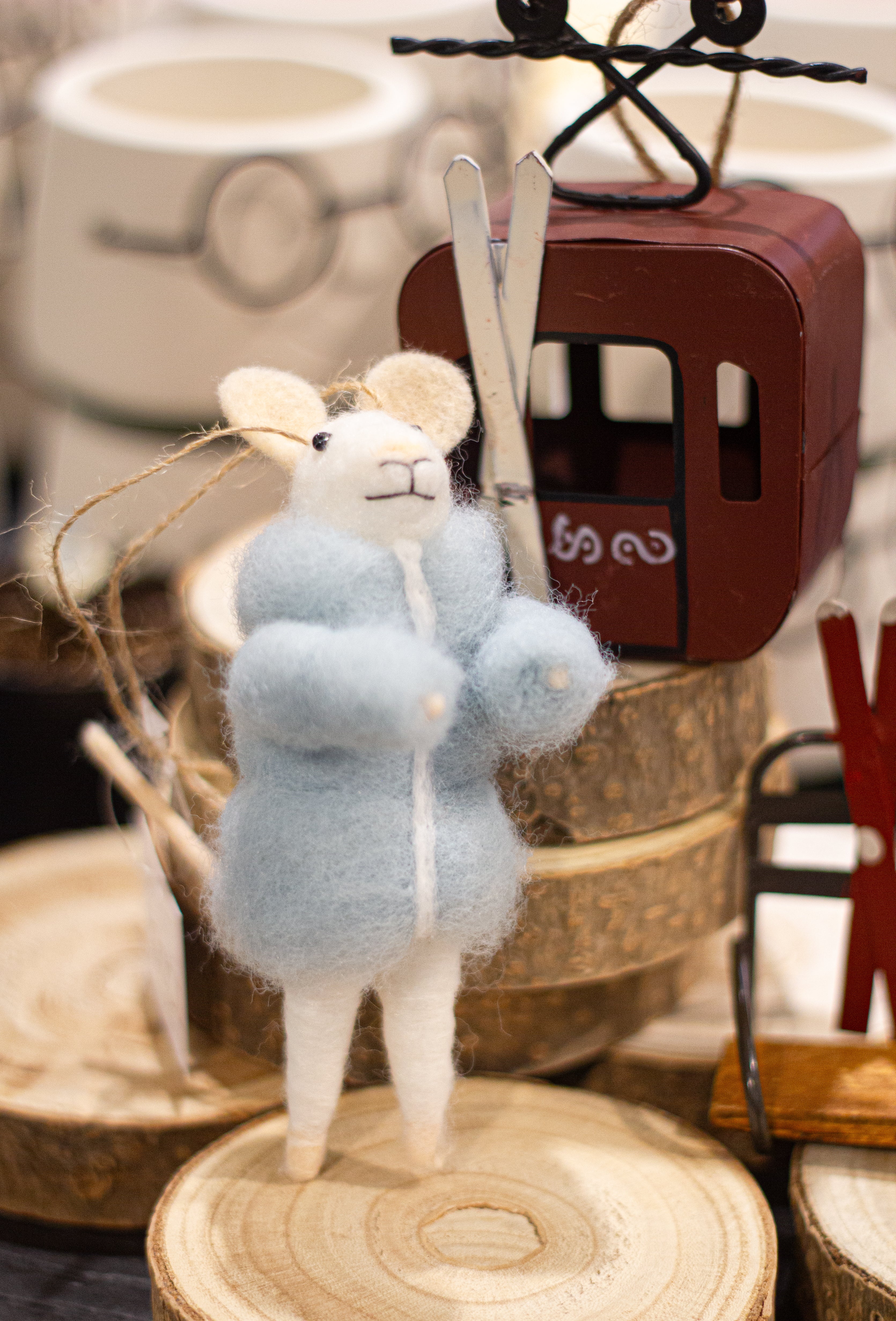 Mouse in Puffy Parka Ornament