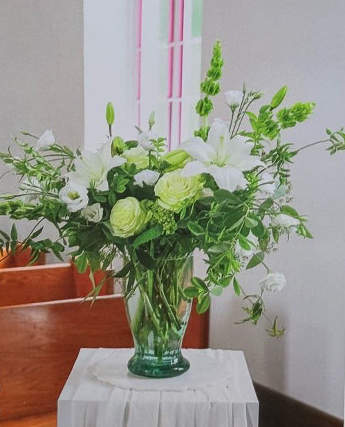 Peaceful Bloom Vase Arrangement