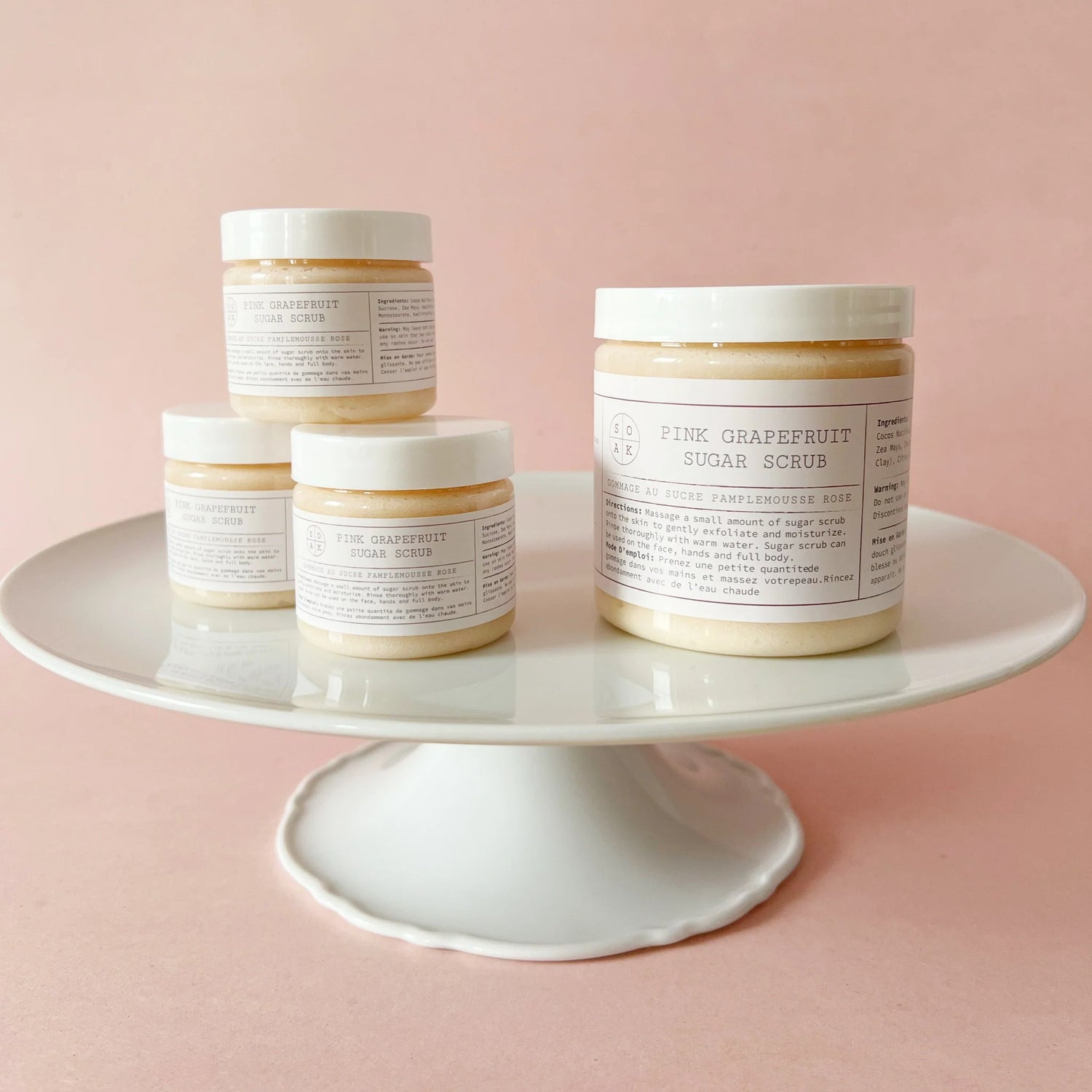 Pink Grapefruit Sugar Scrub