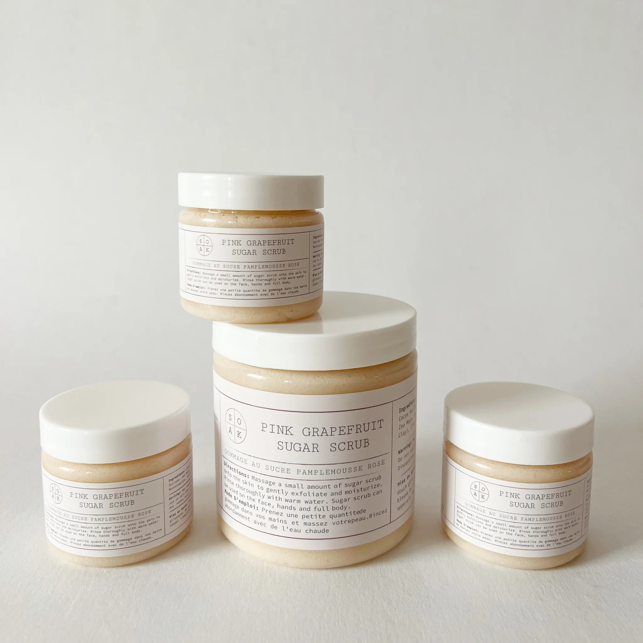 Pink Grapefruit Sugar Scrub