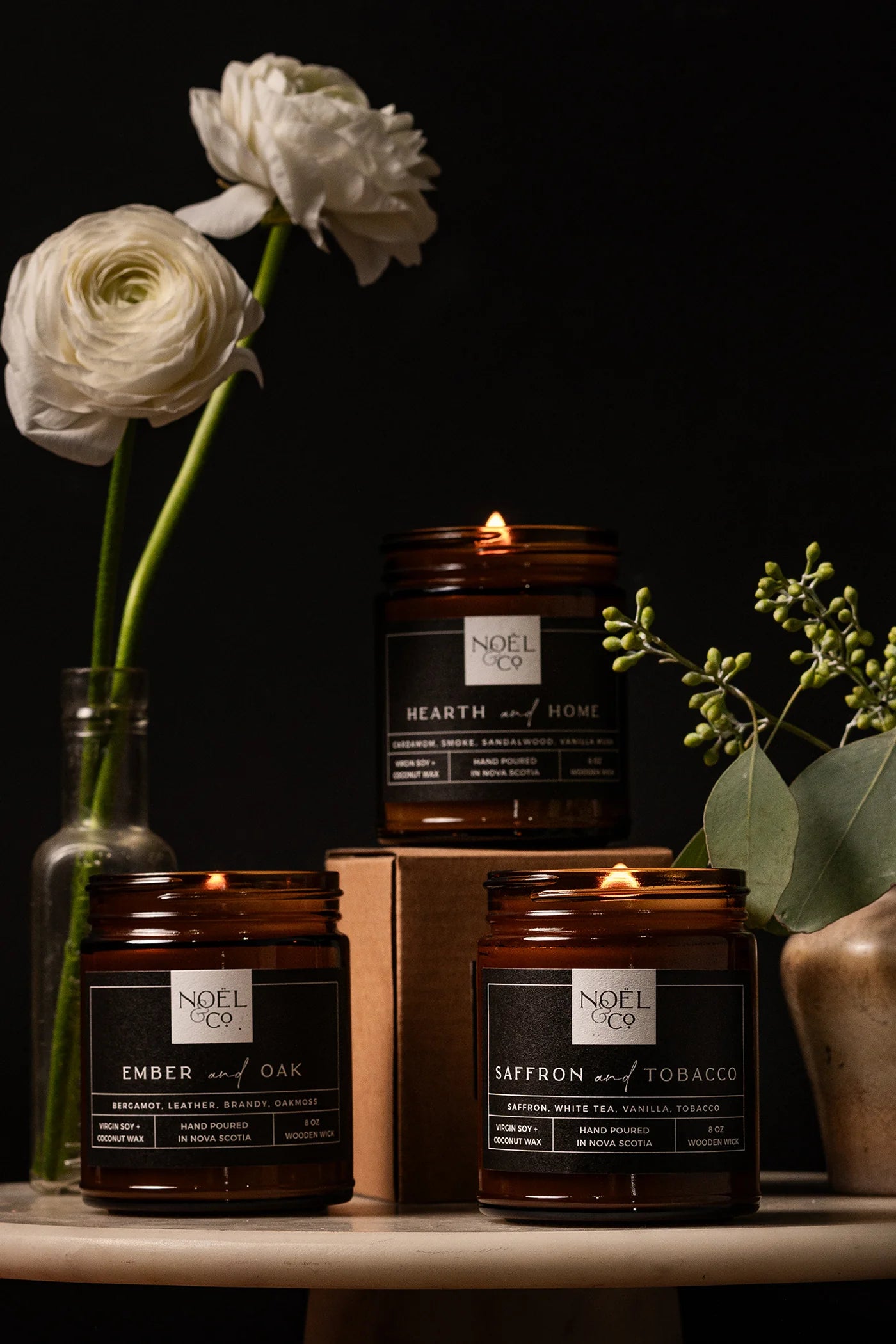 Saffron Tobacco candle — Terra Plants Ottawa — rich aromatic home scent