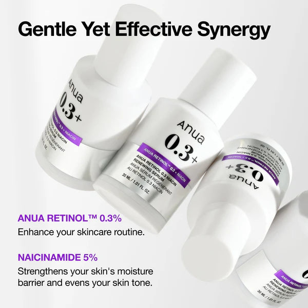 ANUA ++ Nano Retinol 0.3% + Niacin Renewing Serum 30ml