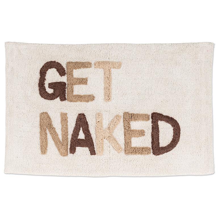 "Get Naked" Bath Mat