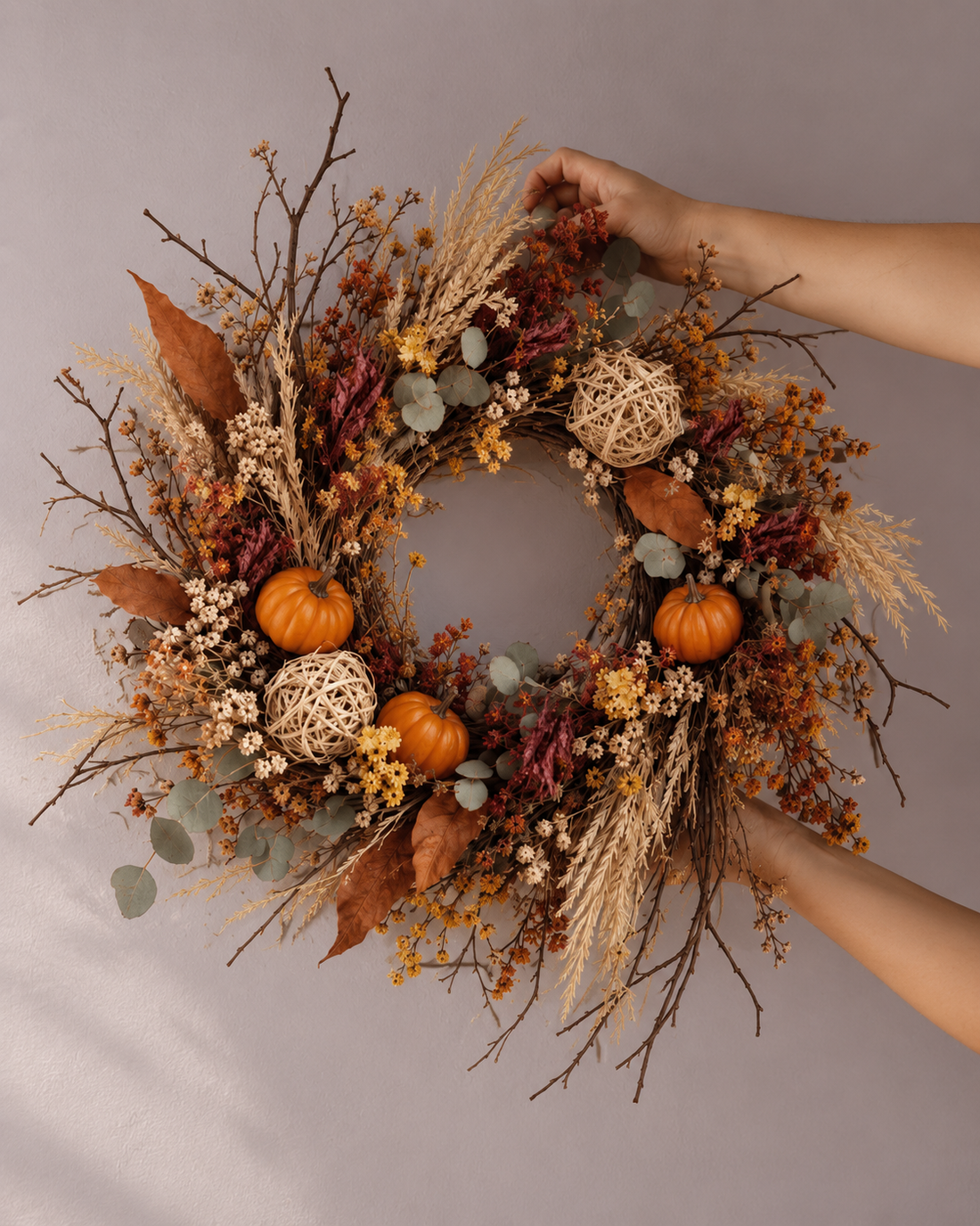 Fall Wreath Workshop (real preserved flowers and foliage)September 25