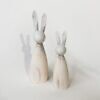 Wooden Rabbits Set of 2