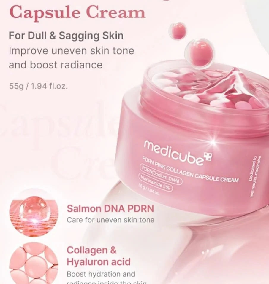 MEDICUBE PDRN Pink Collagen Capsule Cream 55g