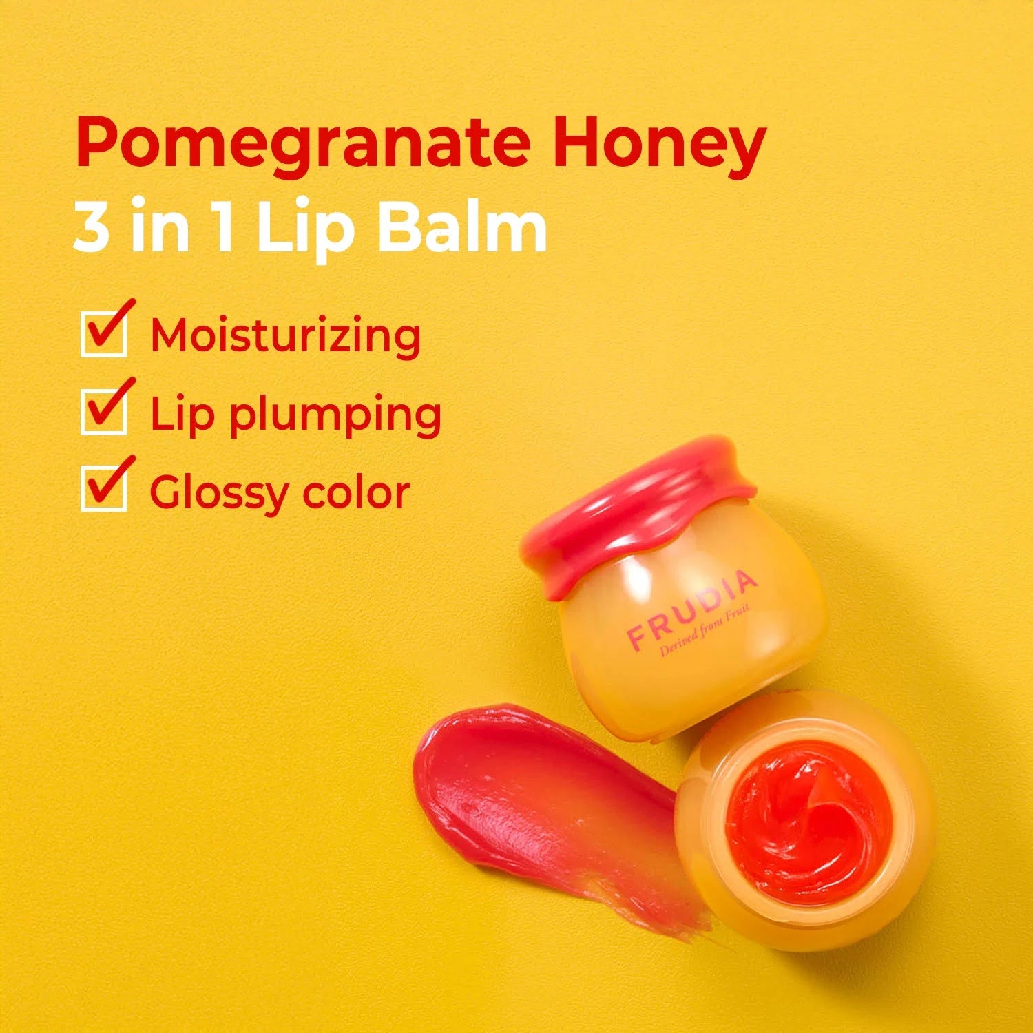 FRUDIA ++ Lip Balm Pomegranate Honey 3 In 1 / 10ml