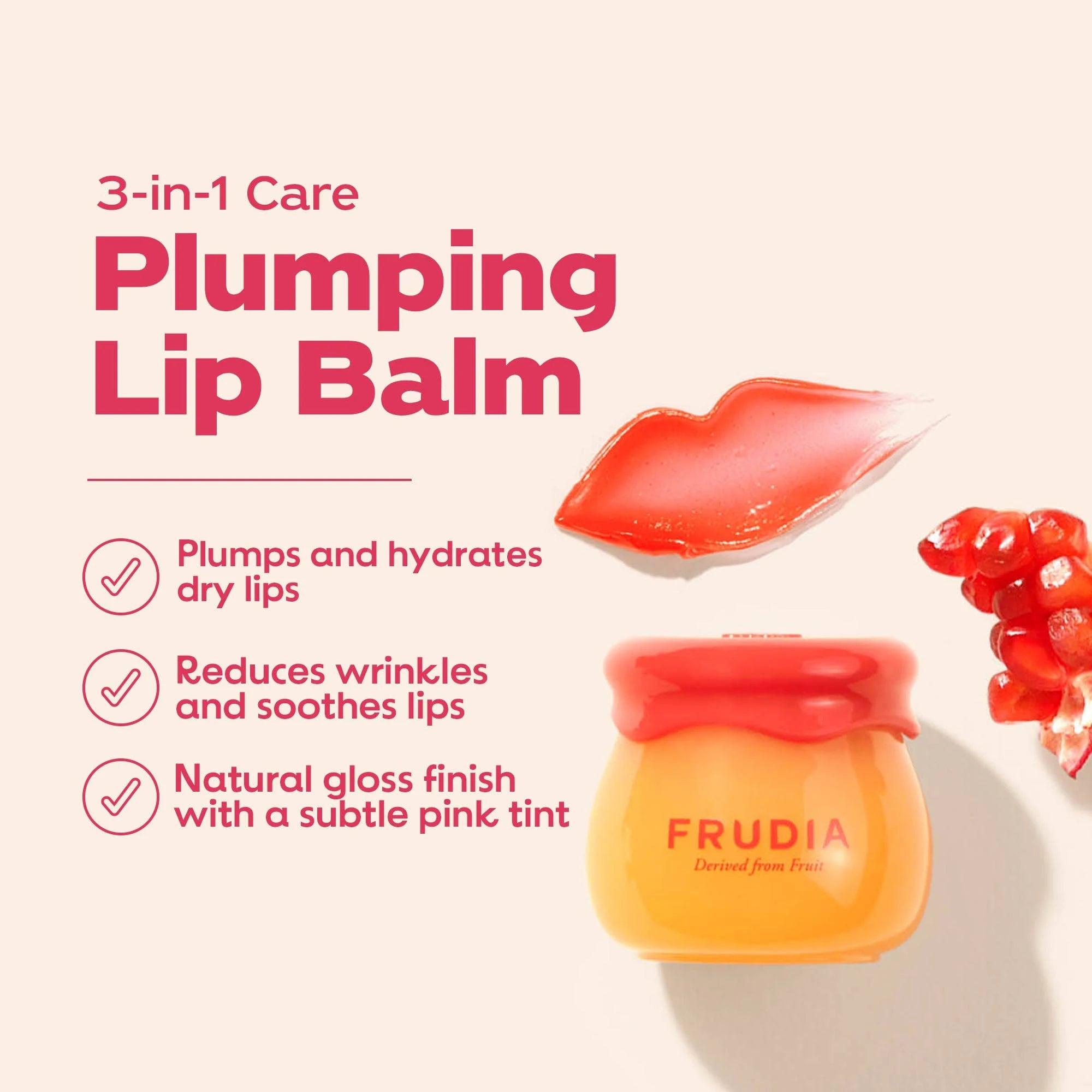 FRUDIA ++ Lip Balm Pomegranate Honey 3 In 1 / 10ml