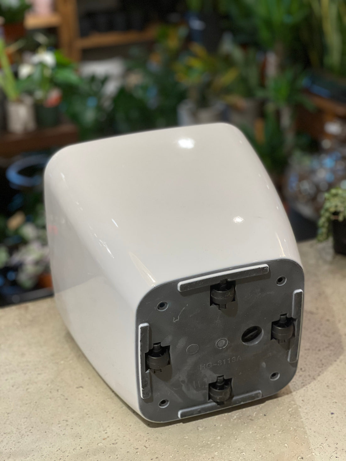 12” Square Pot with wheels