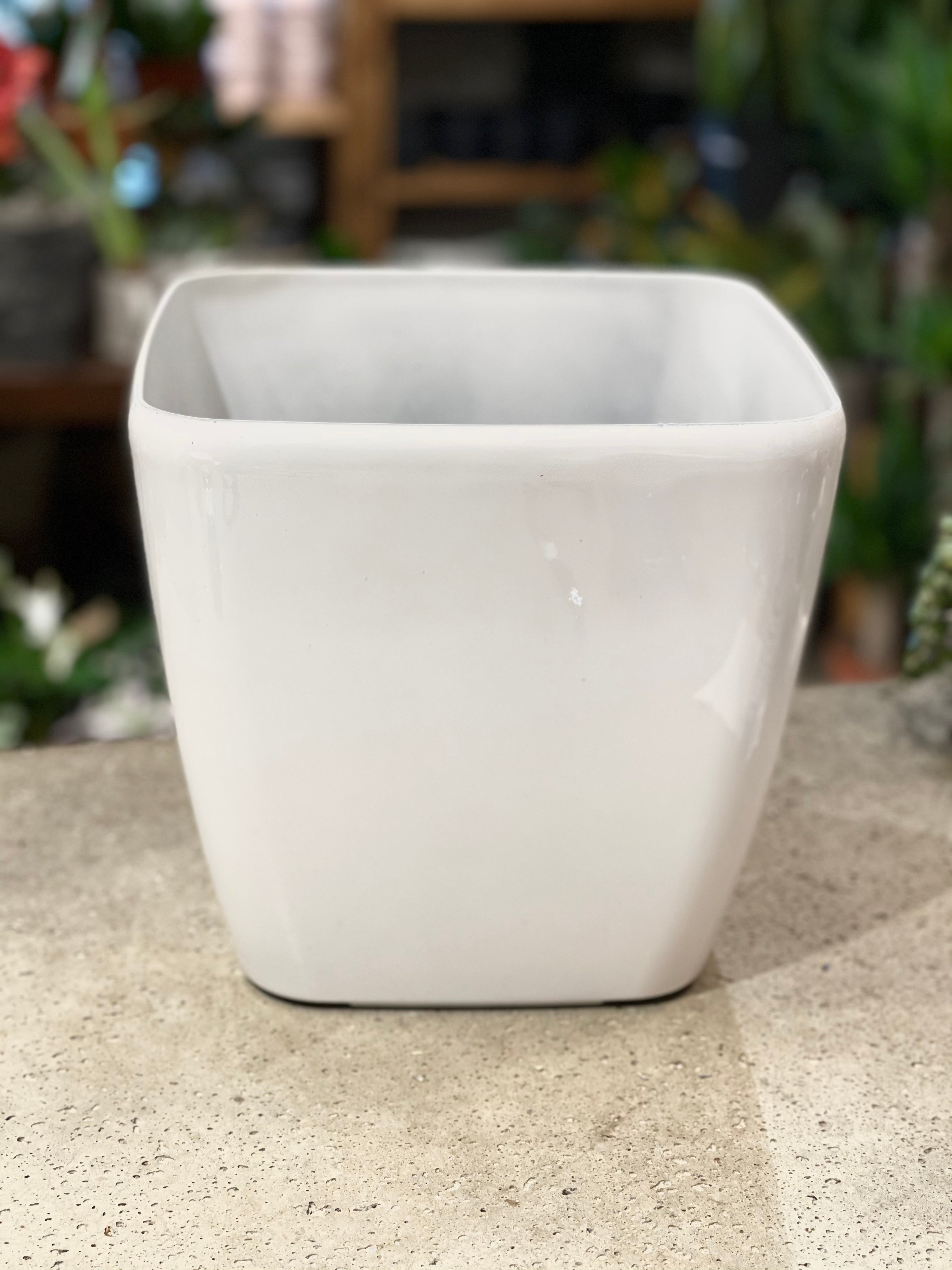 Blanc Square Pot