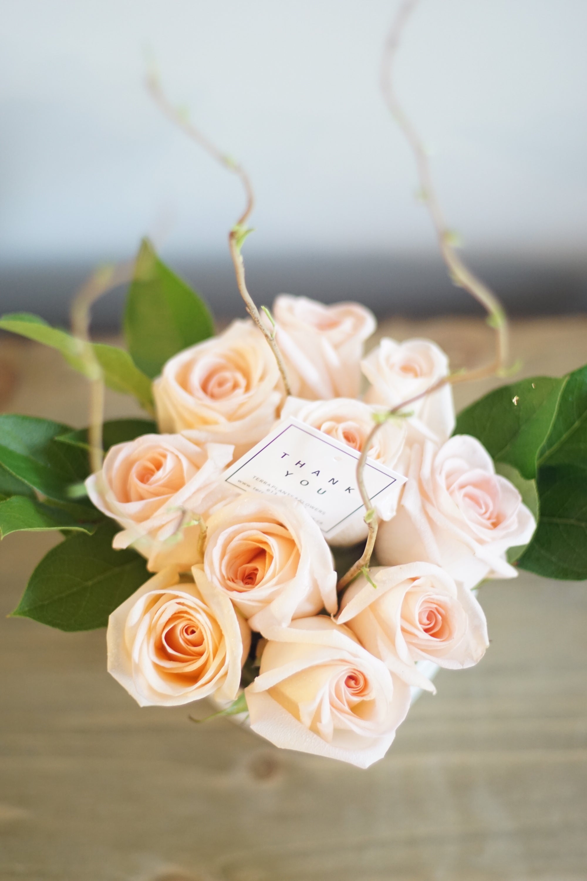 Tiffany Rose in vase