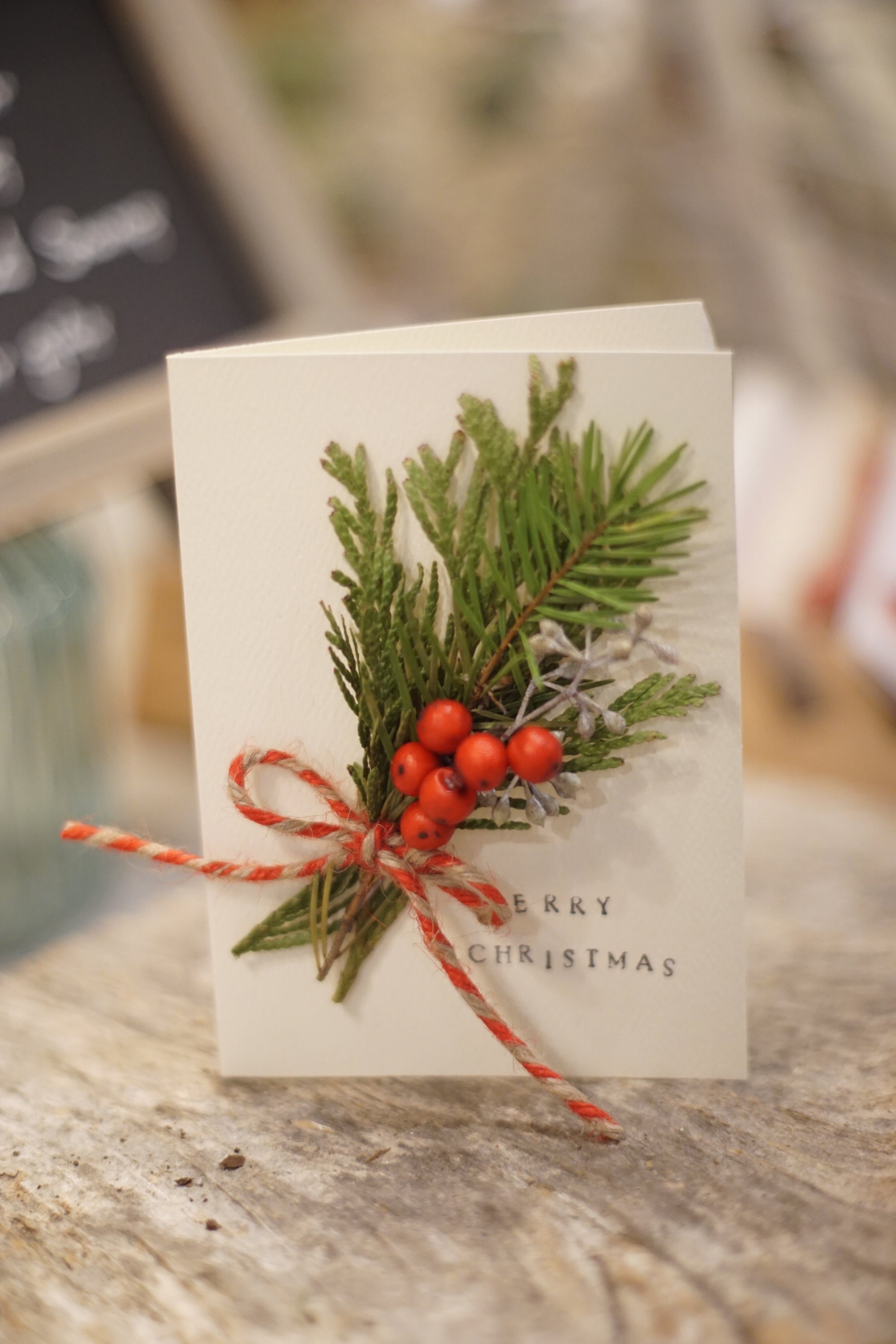 Festive Holiday centrepiece with Candle