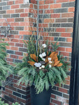 Outdoor Christmas Urn