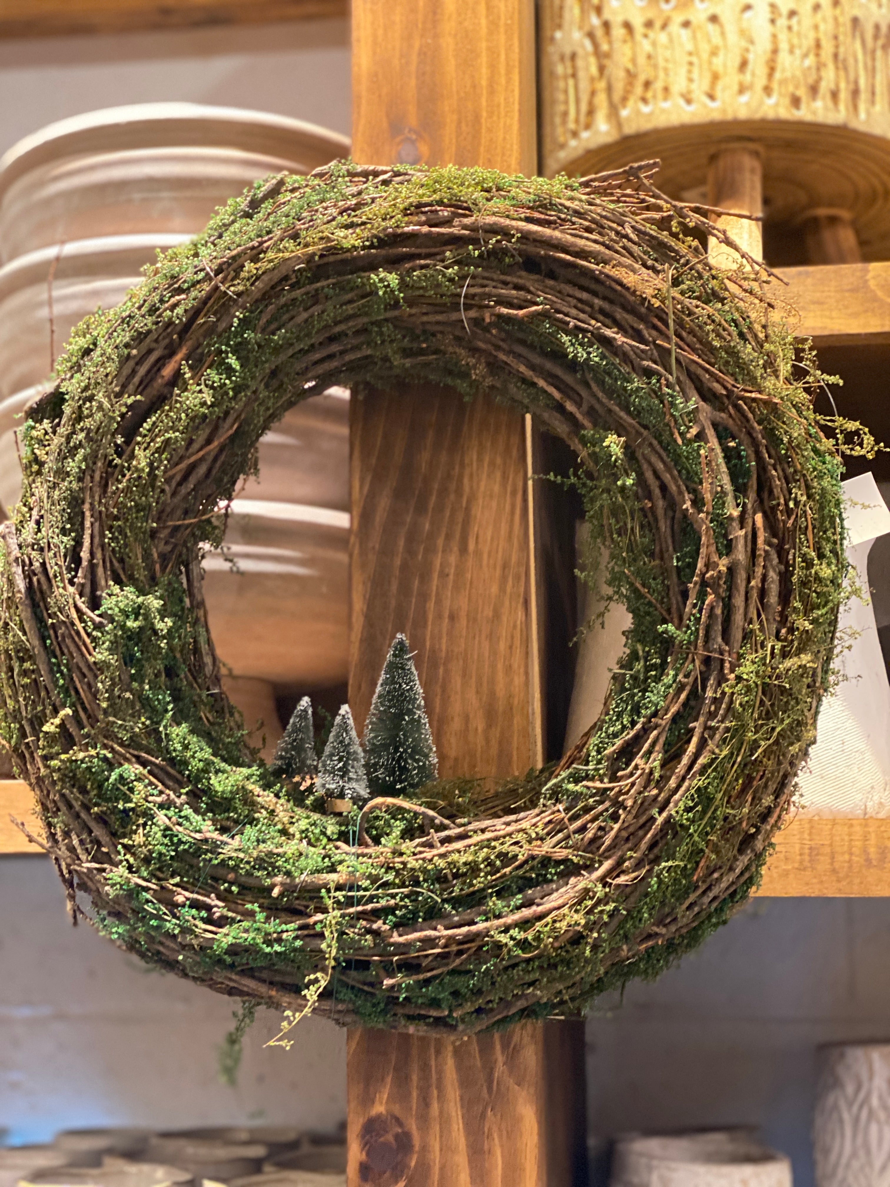 Underbrush Wreath with Tree