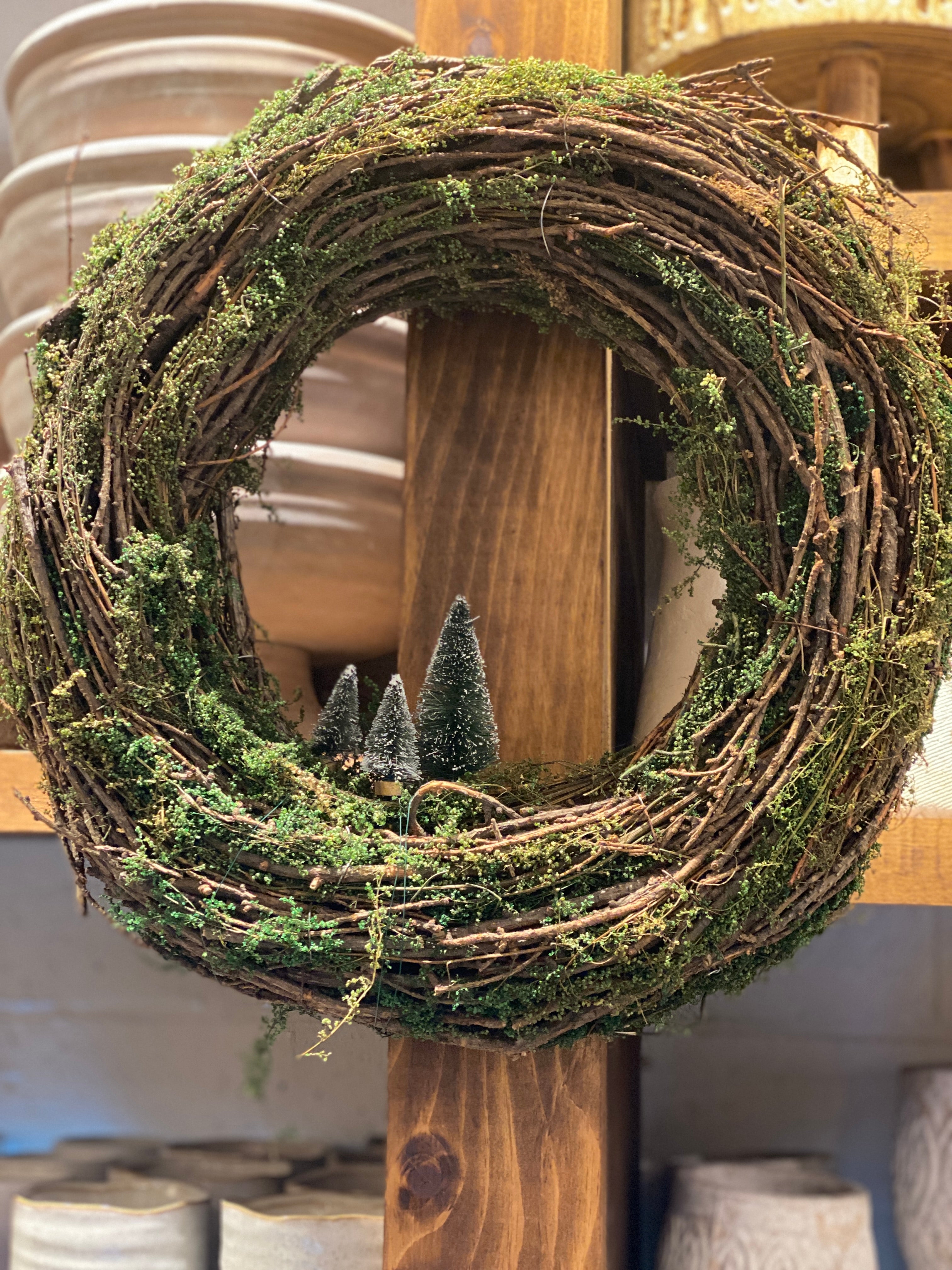 Underbrush Wreath with Tree