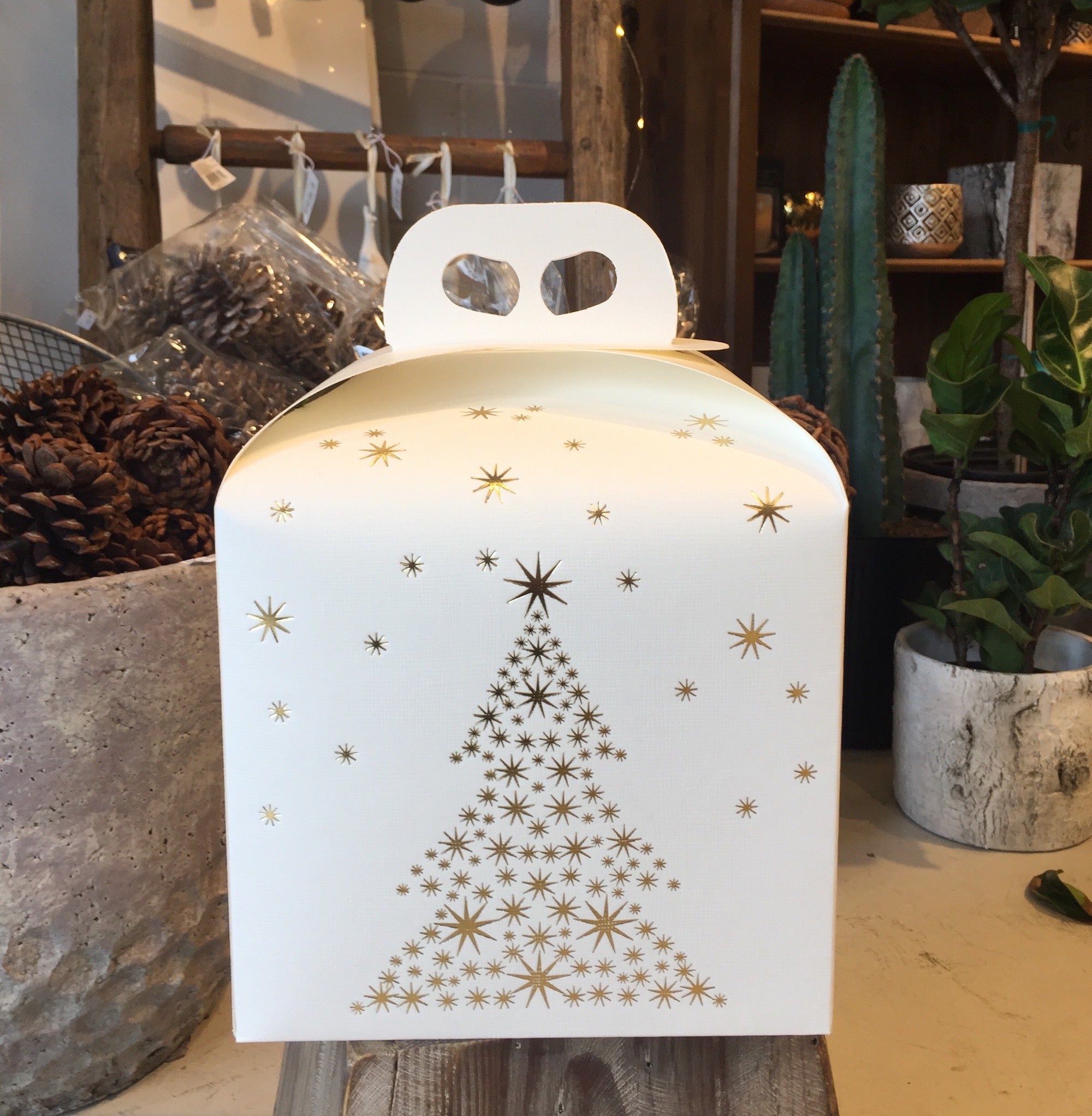 Festive Holiday centrepiece with Candle