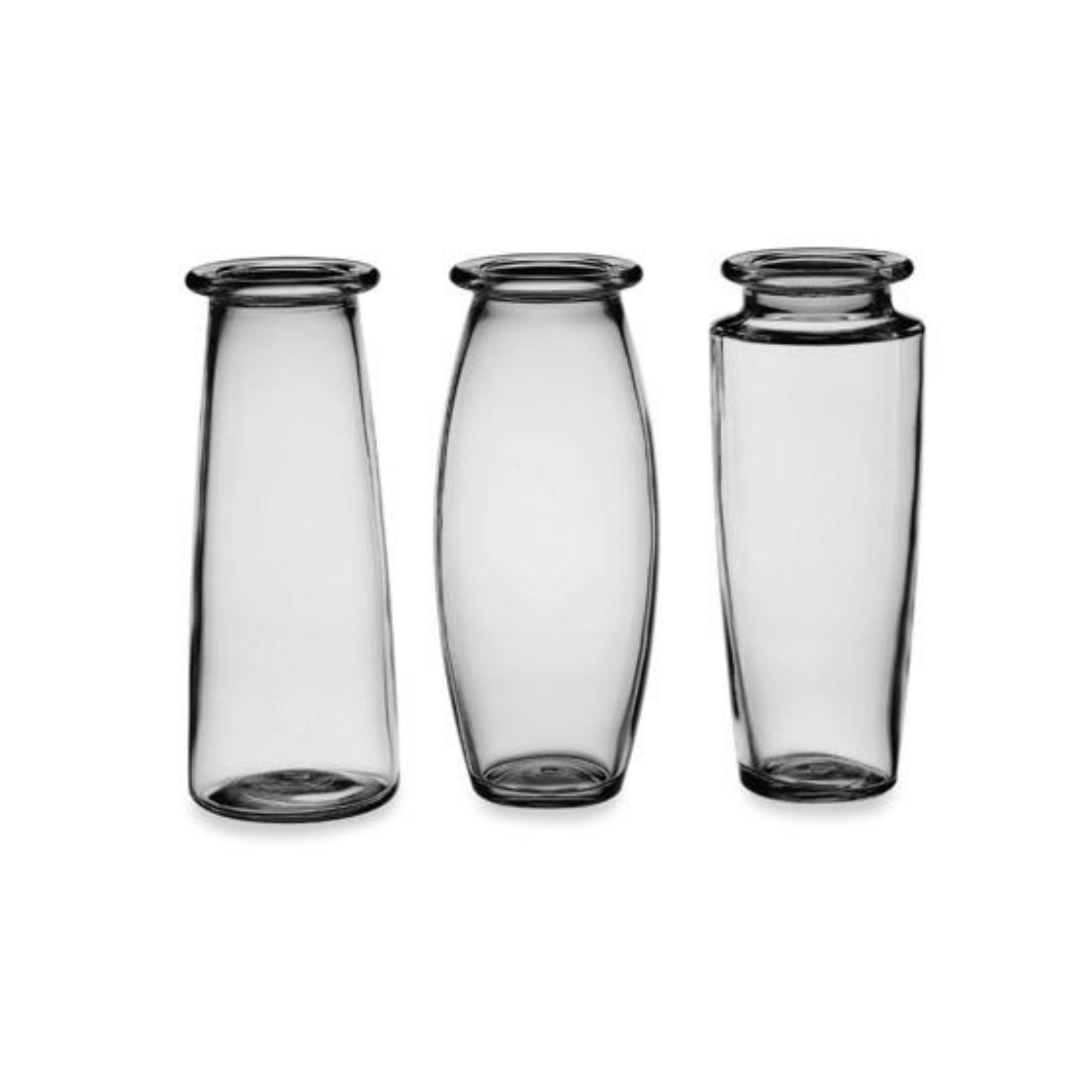 TRIO SHAPE VASE ASSORTMENT 9"