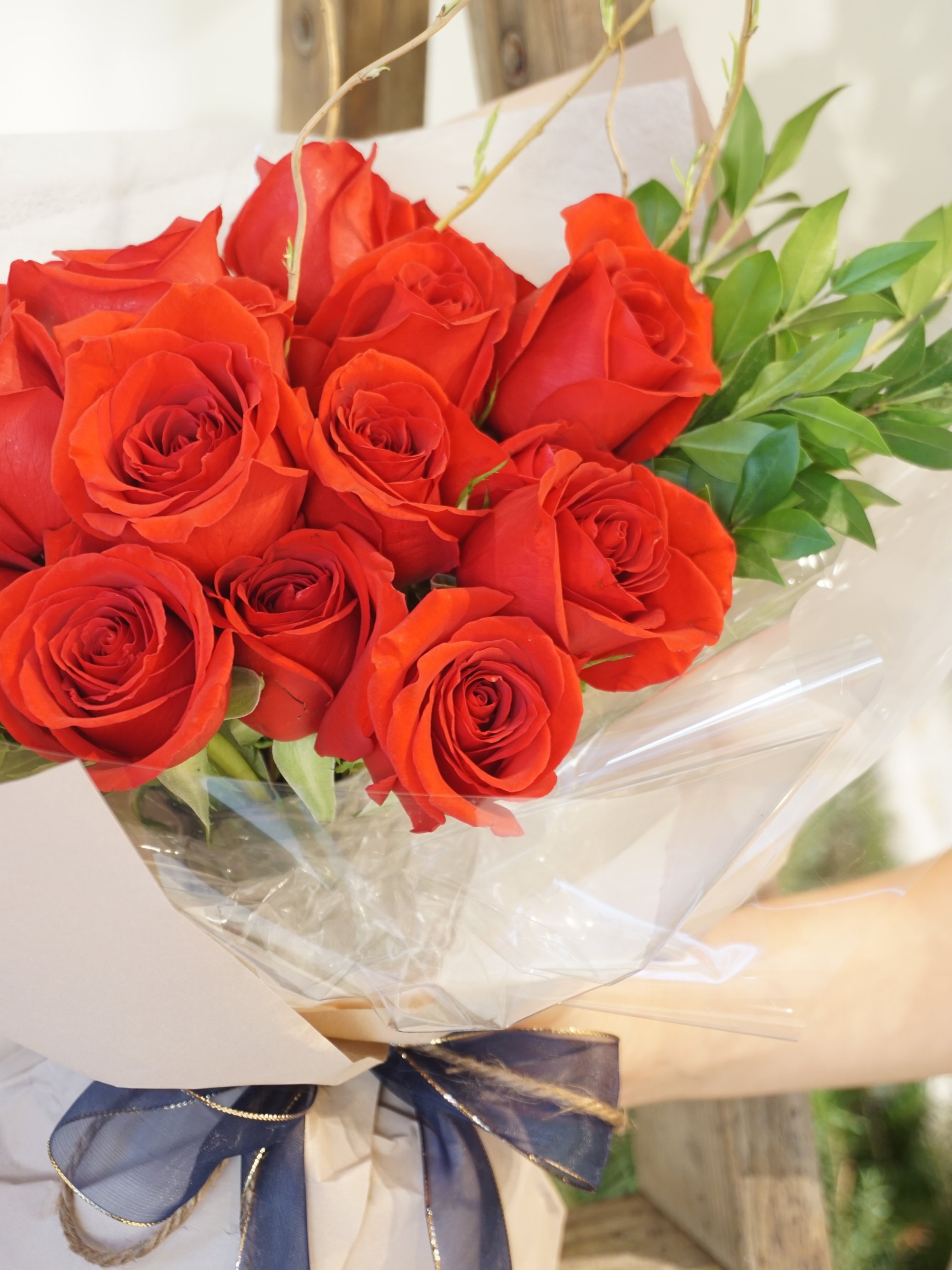 Two Dozen Red Rose Bouquet