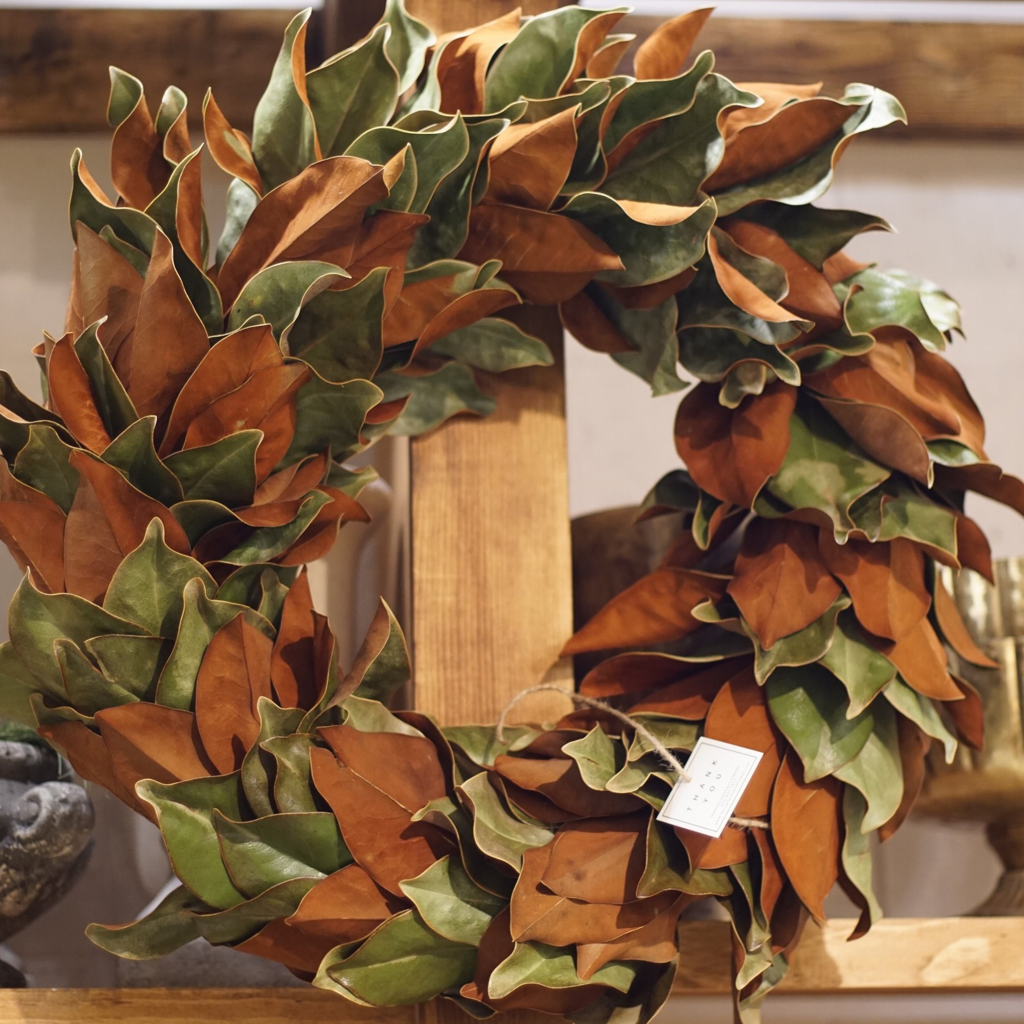 Magnolia Wreath 18"