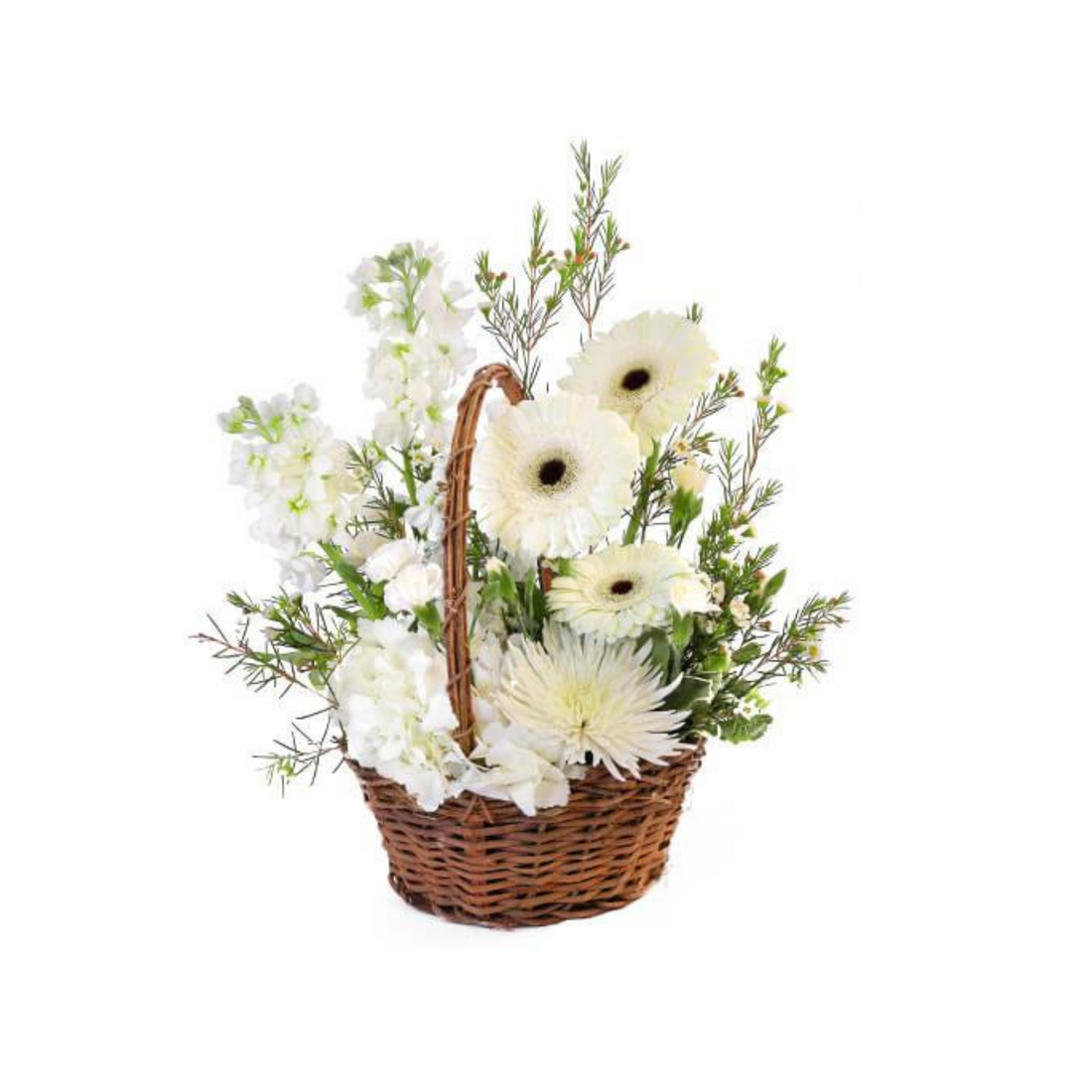 Pristine White Basket