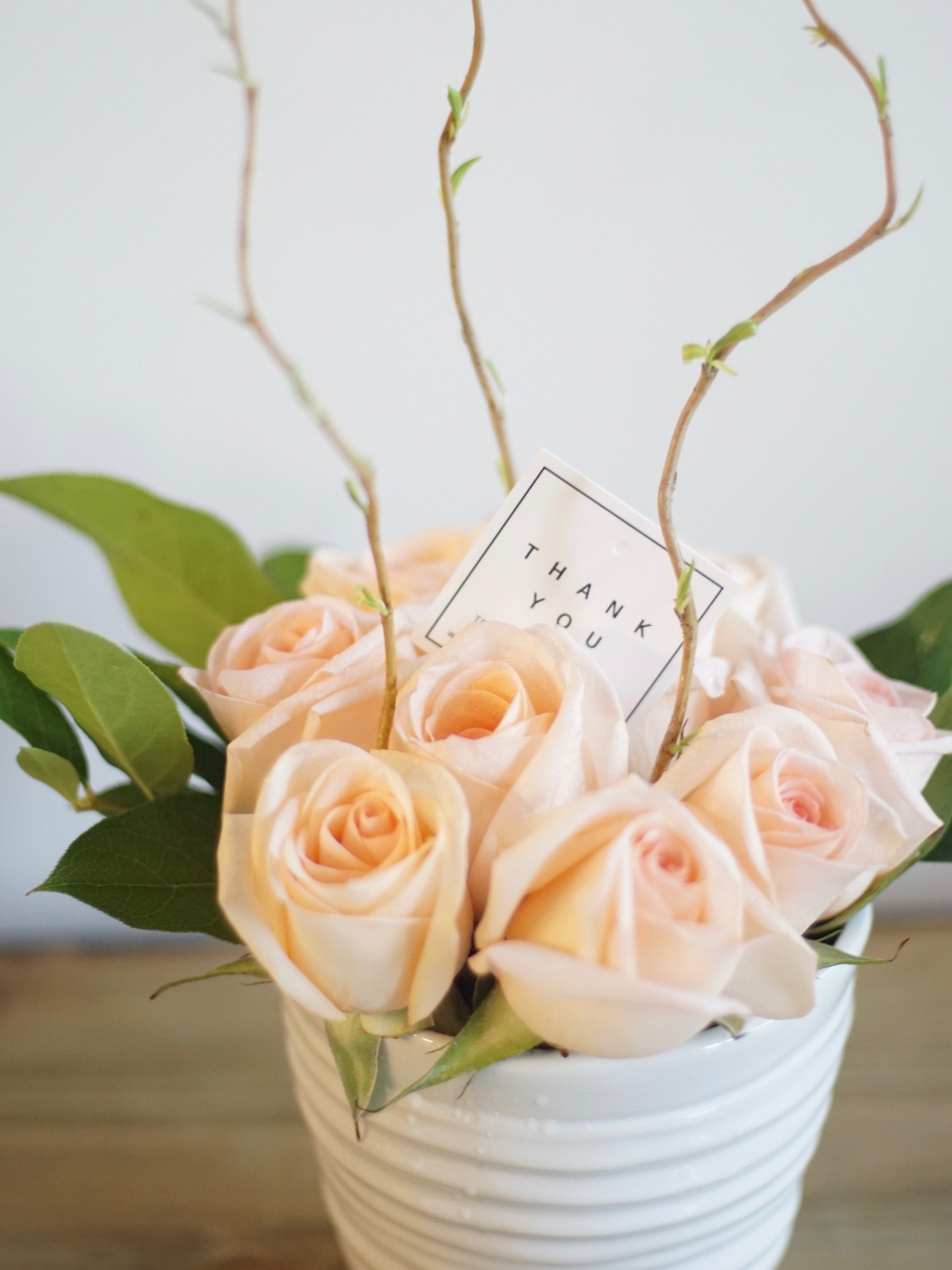 Tiffany Rose in vase