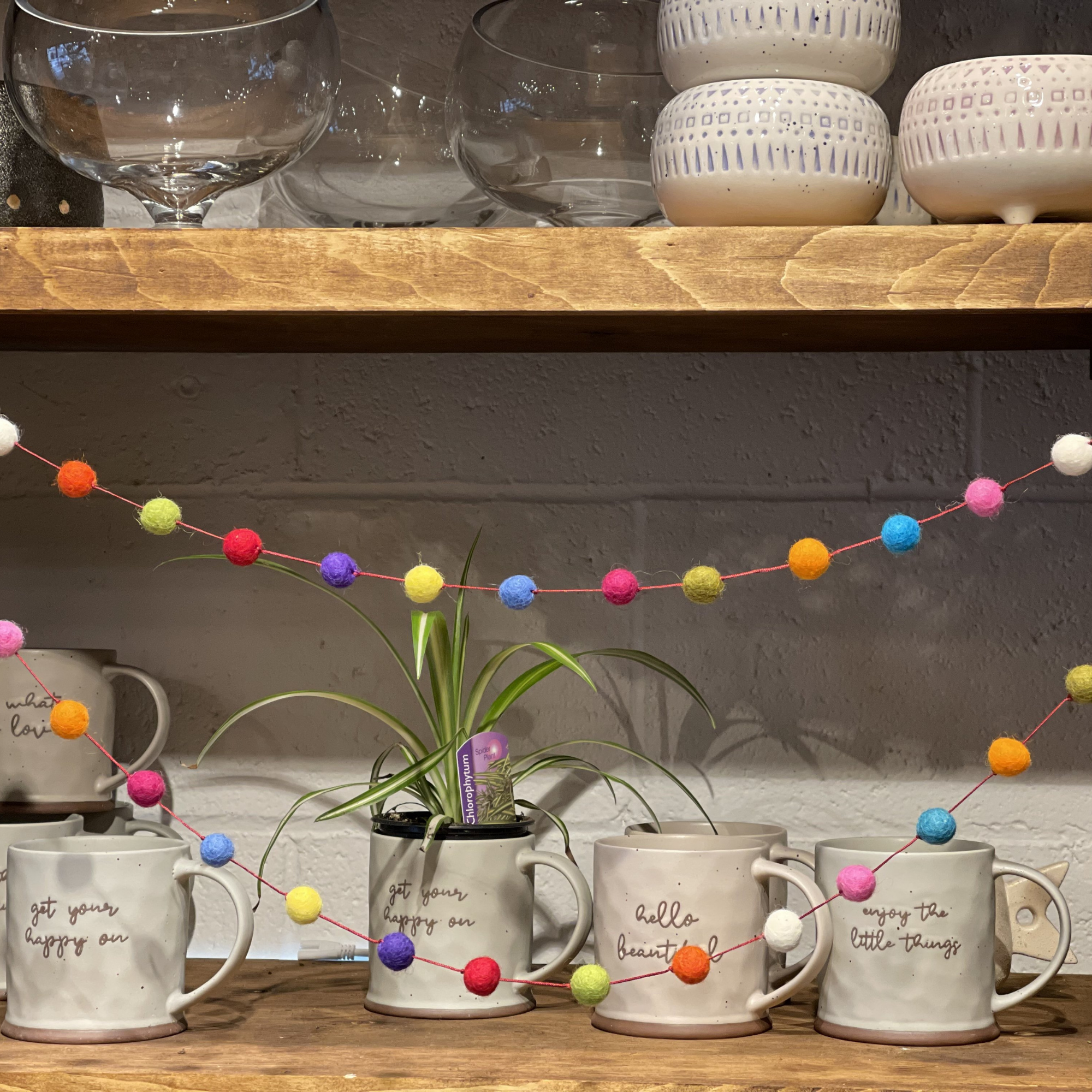 Colourful Pom Pom Garland