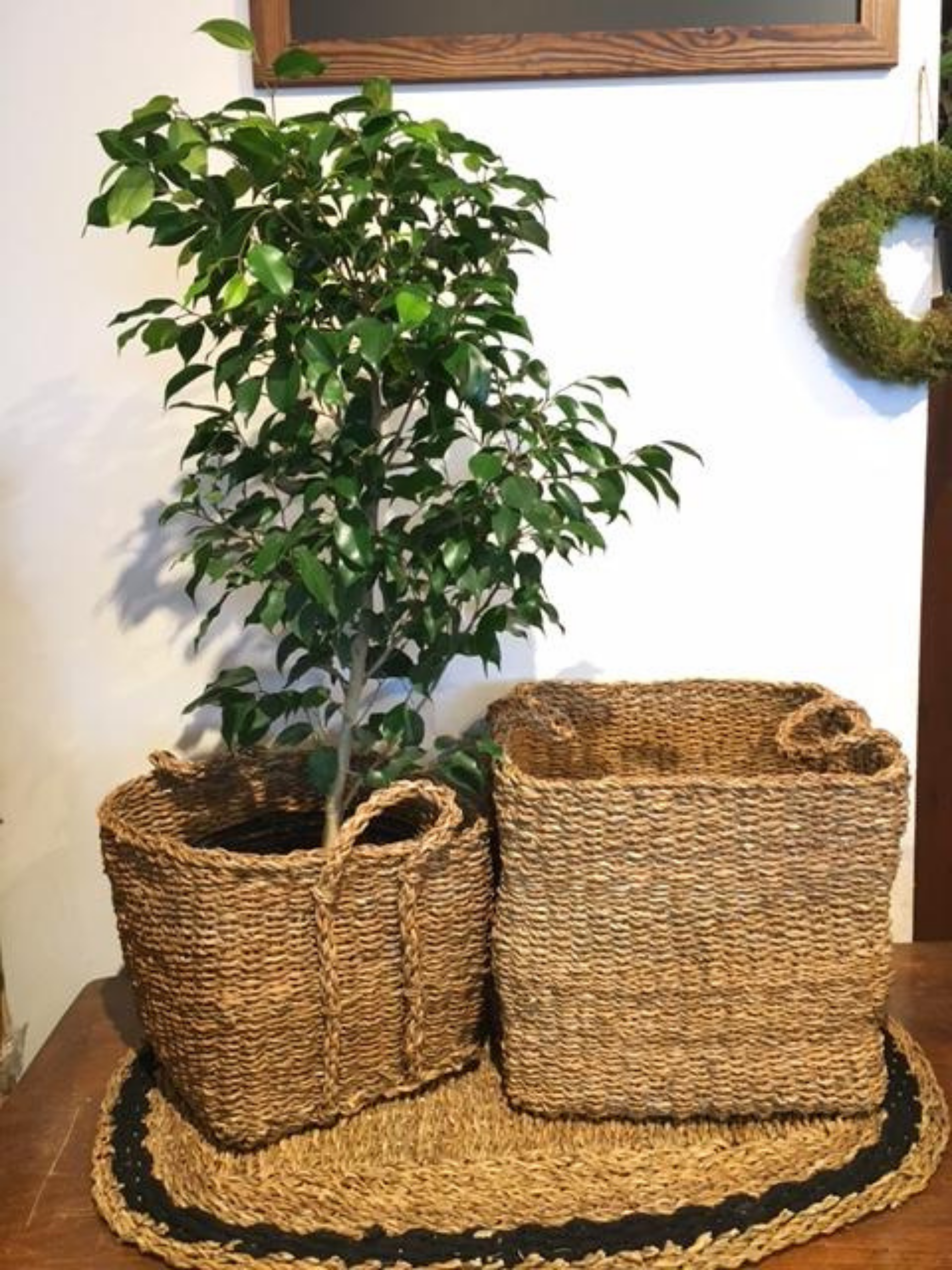 Square Straw Basket