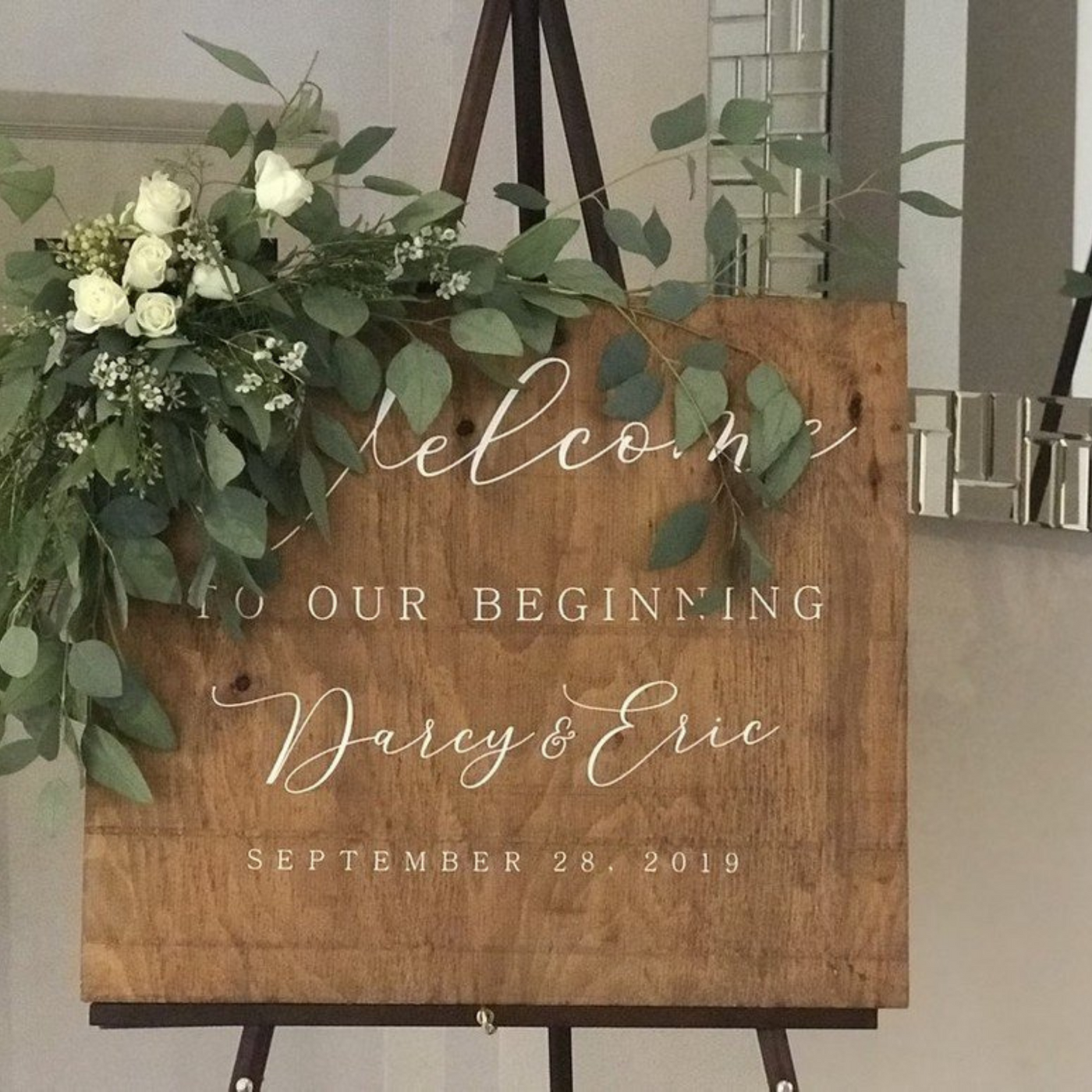 Welcome Board Flowers