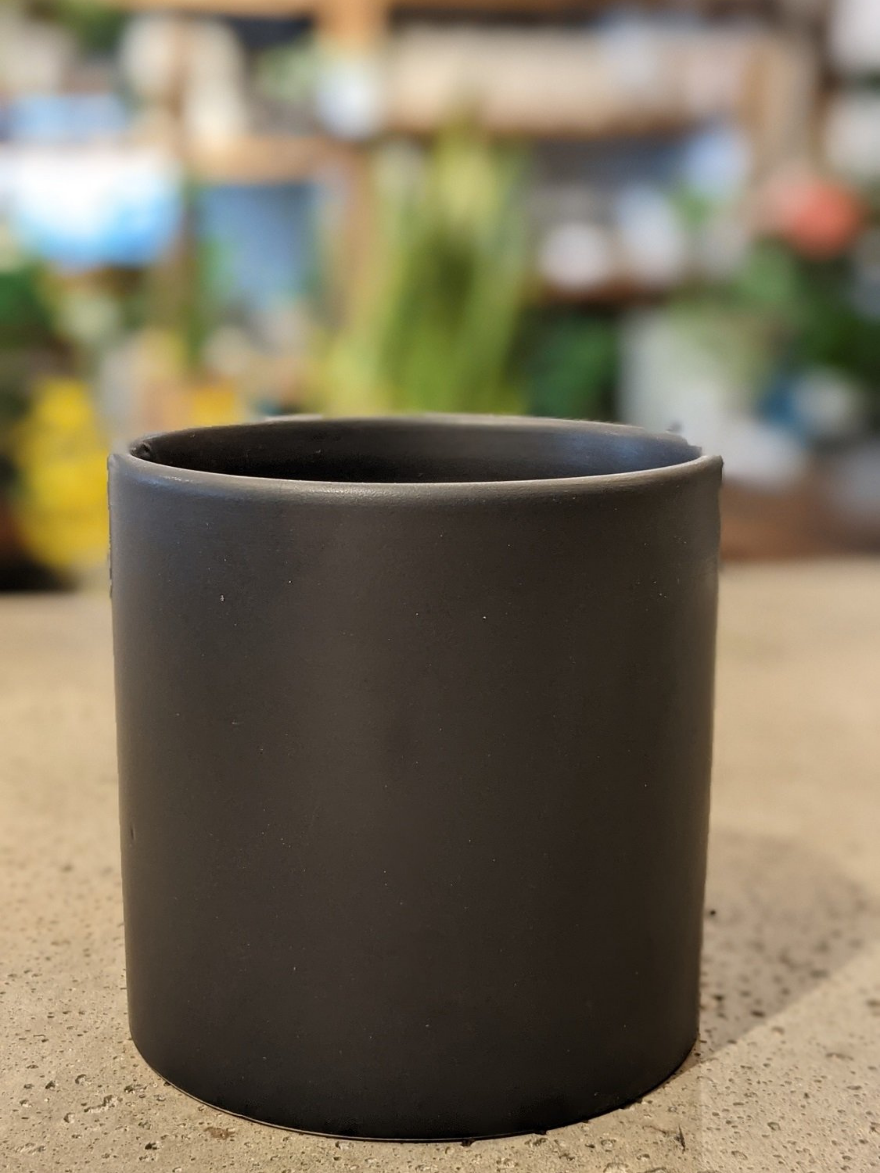Cercle Pot 4.25"x4.25" Matte Black