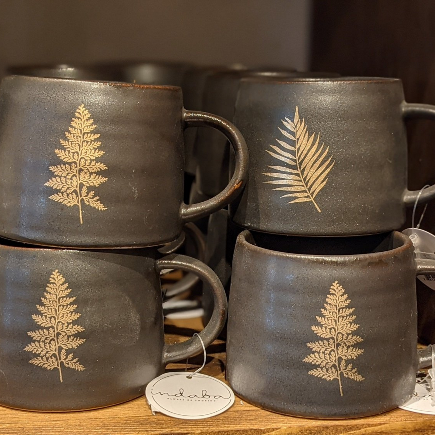 Gilded Fern Mug