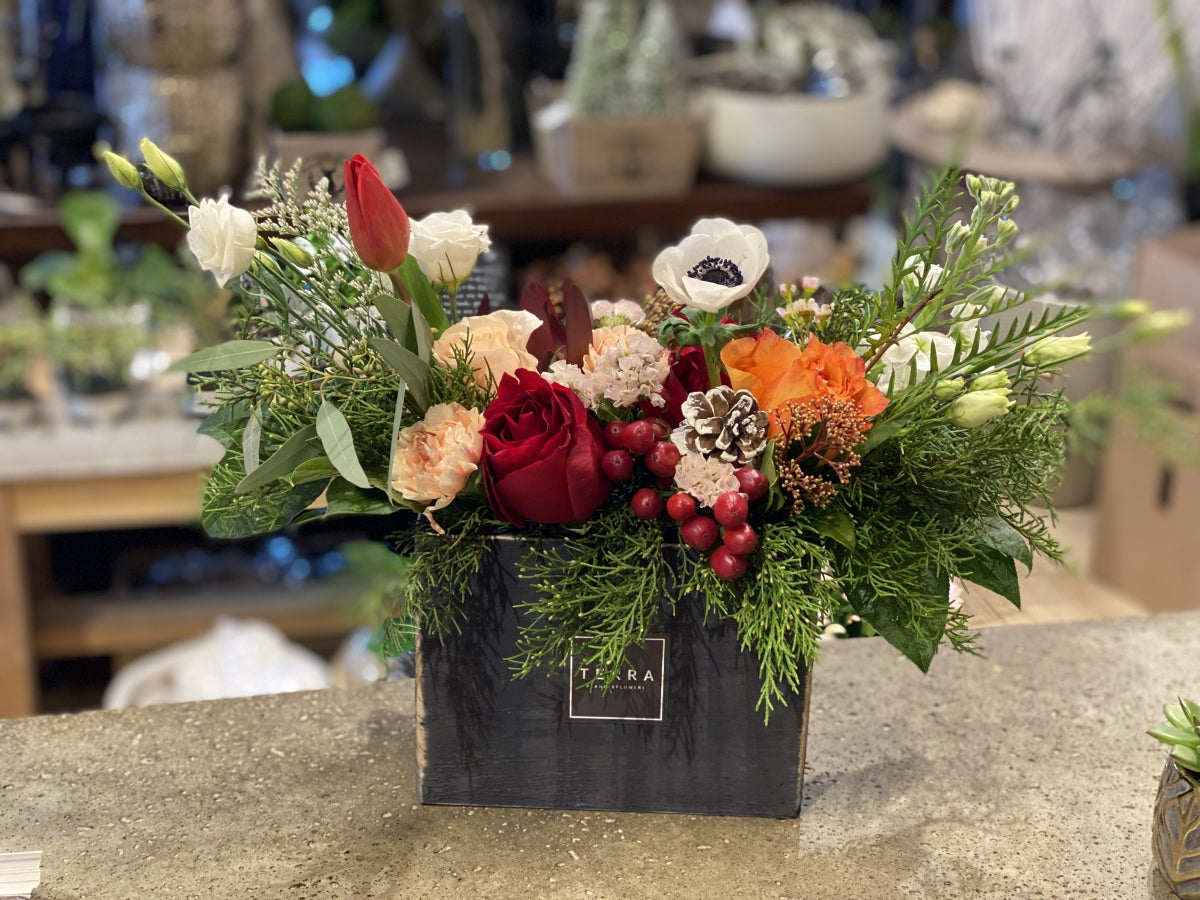 Xmas sale floral arrangements