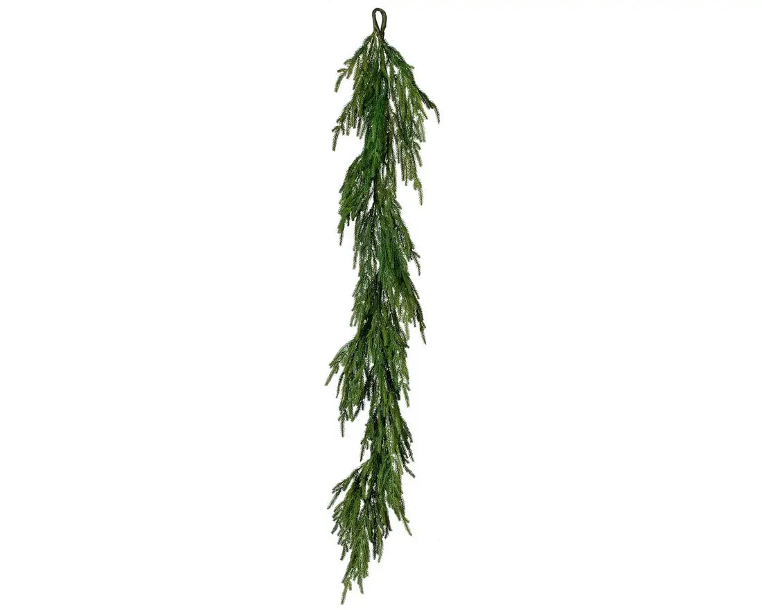 Real/Fresh Touch Norfolk Pine Garland 5′ – Green