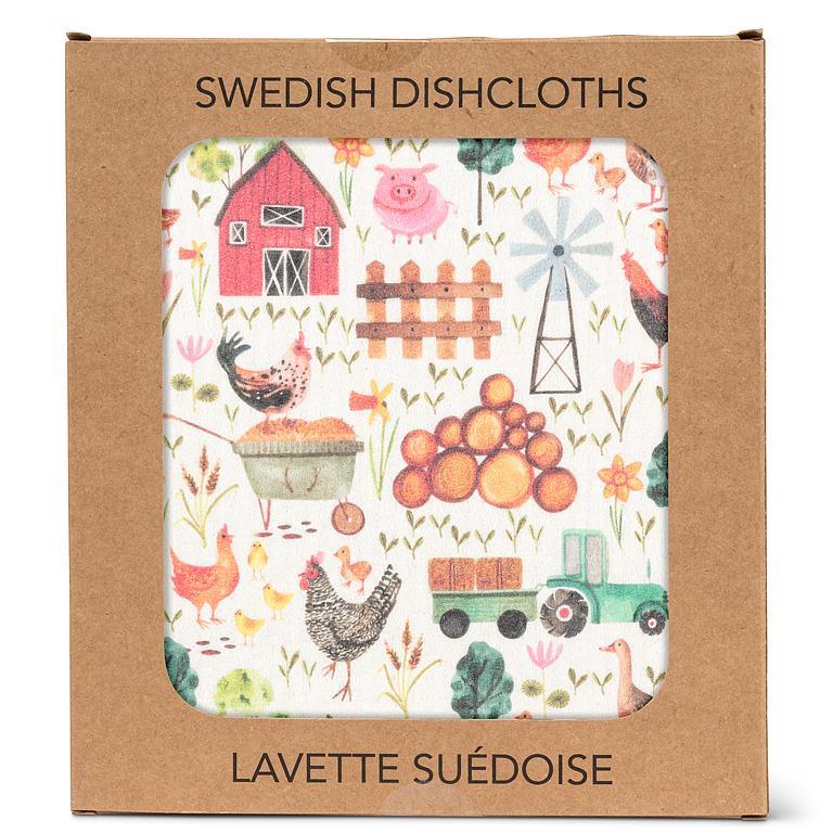 Farmyard Dishcloth