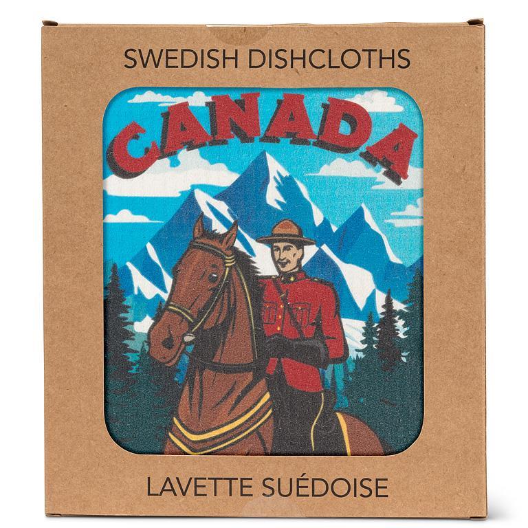 Canada Mountie Dishcloth
