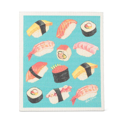Sushi &amp; Sashimi Dishcloth