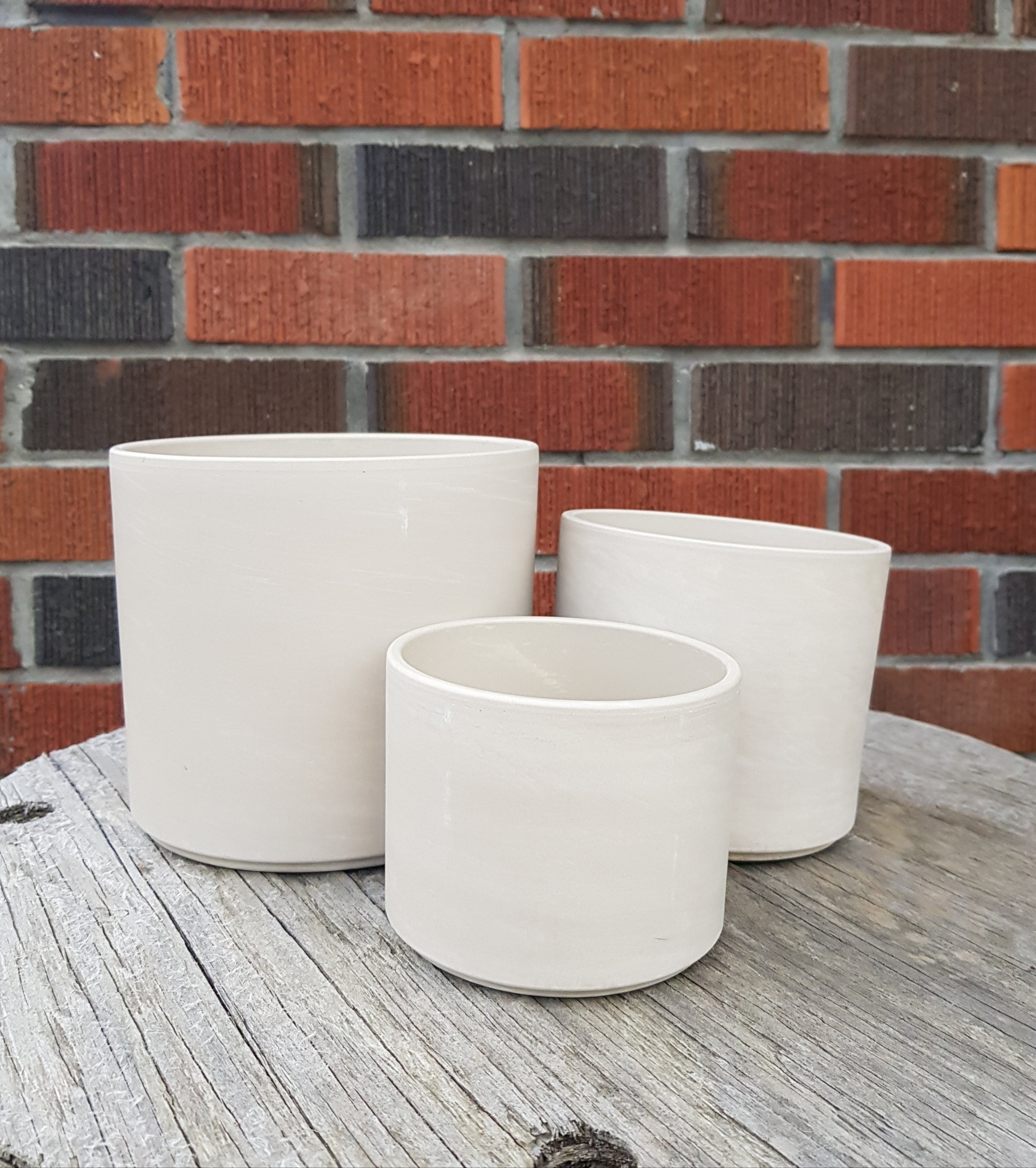 Pillar Pots -Granite Clay