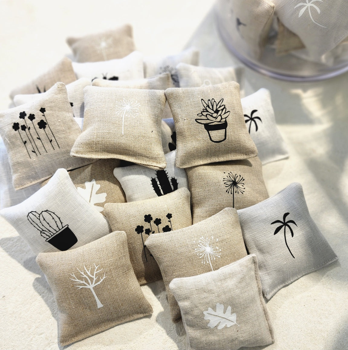 Assorted Linen Lavender Sachets