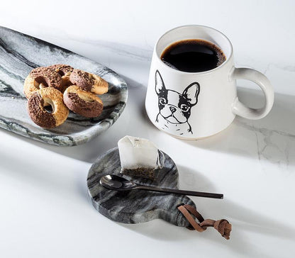 Oversized Mug with Boston Terrier