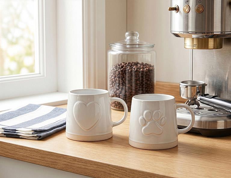 Big Heart on Wide Base Mug