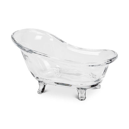 Glass Bathtub soap Dish 6&quot;