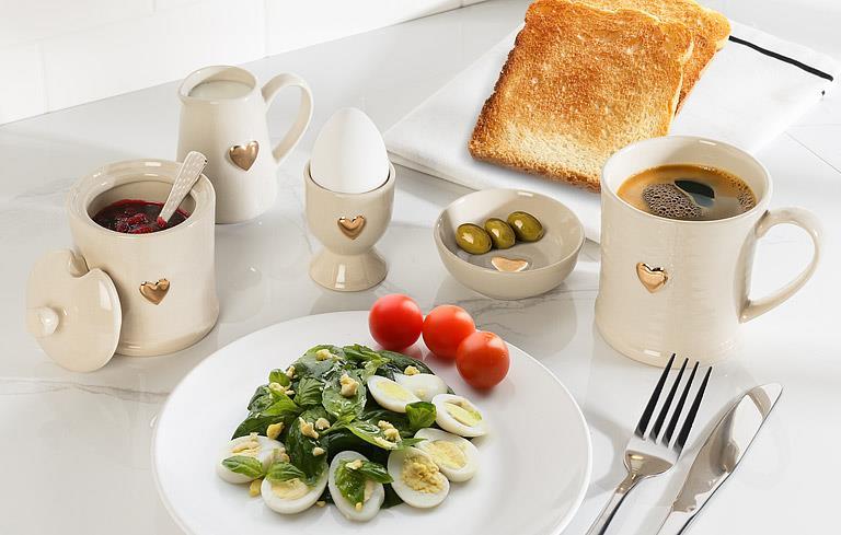 Rimmed Mug with Heart