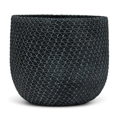 Mesh Texture Planter(Char)6&quot;H