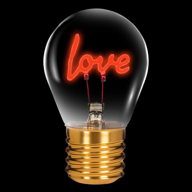 Love Neon LED Lightbulb
