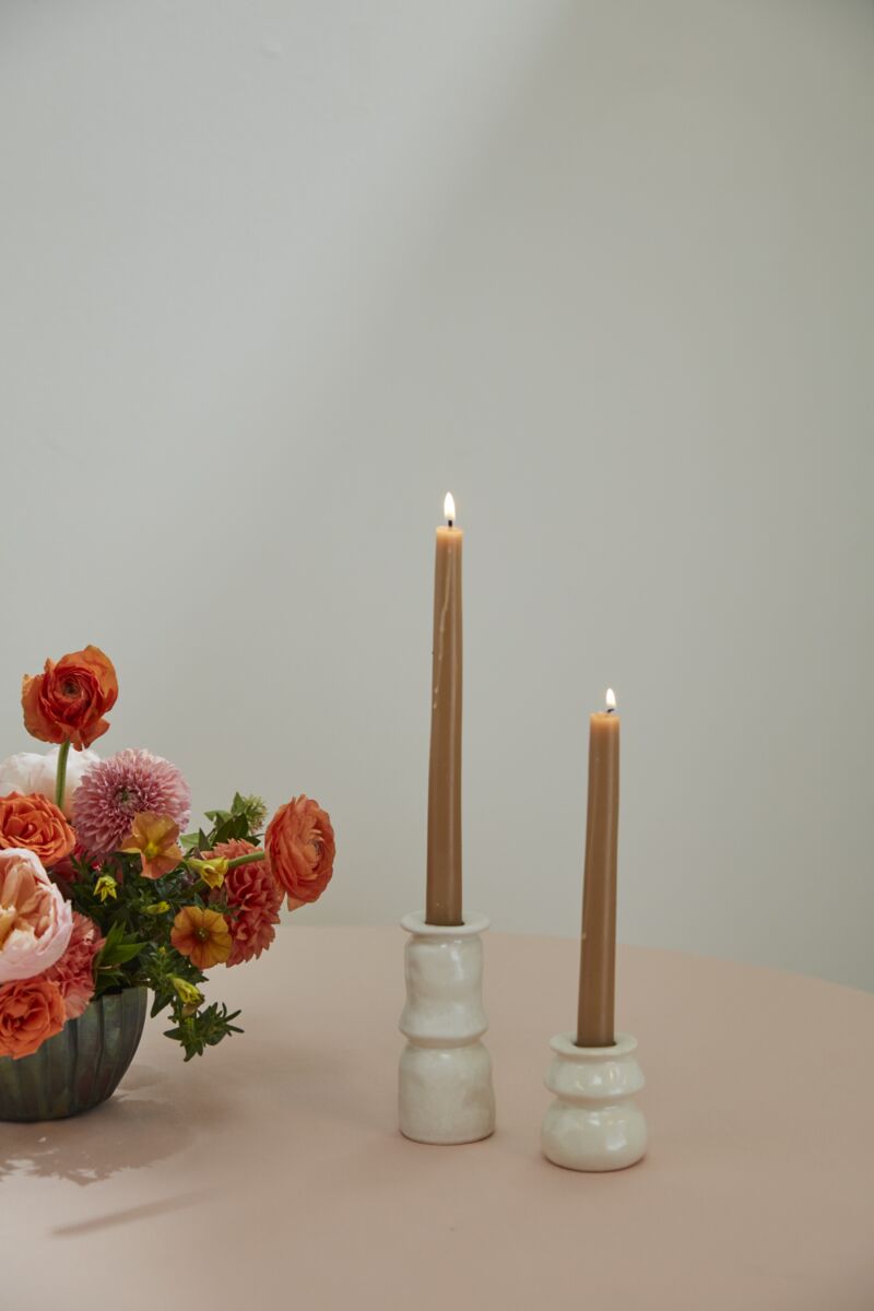 Lyam Candle Holders_Off White